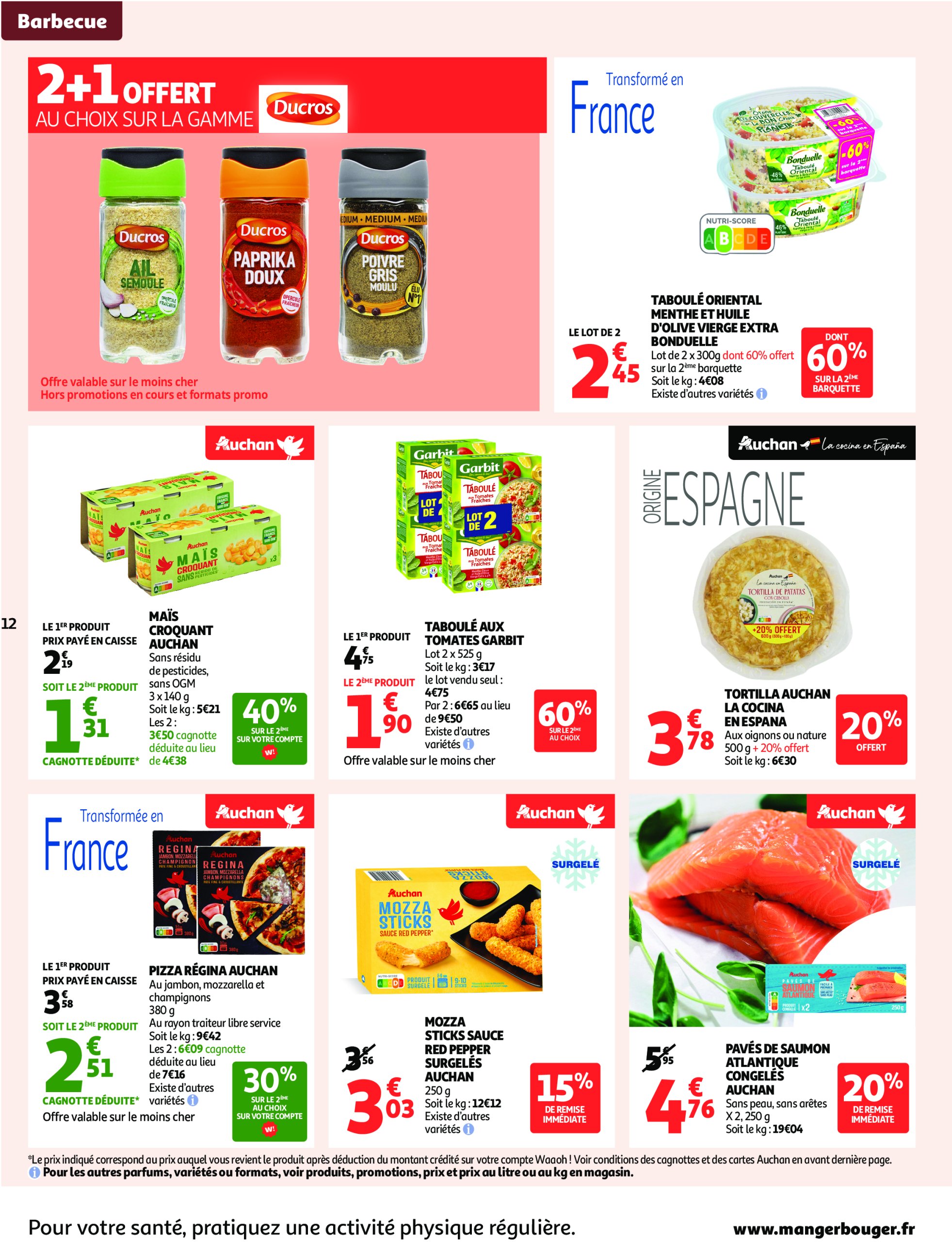 auchan - Auchan Supermarché - Les halles d'été, les prix bas c'est toujours de saison folder geldig vanaf 08/07 - 12/07 - page: 12
