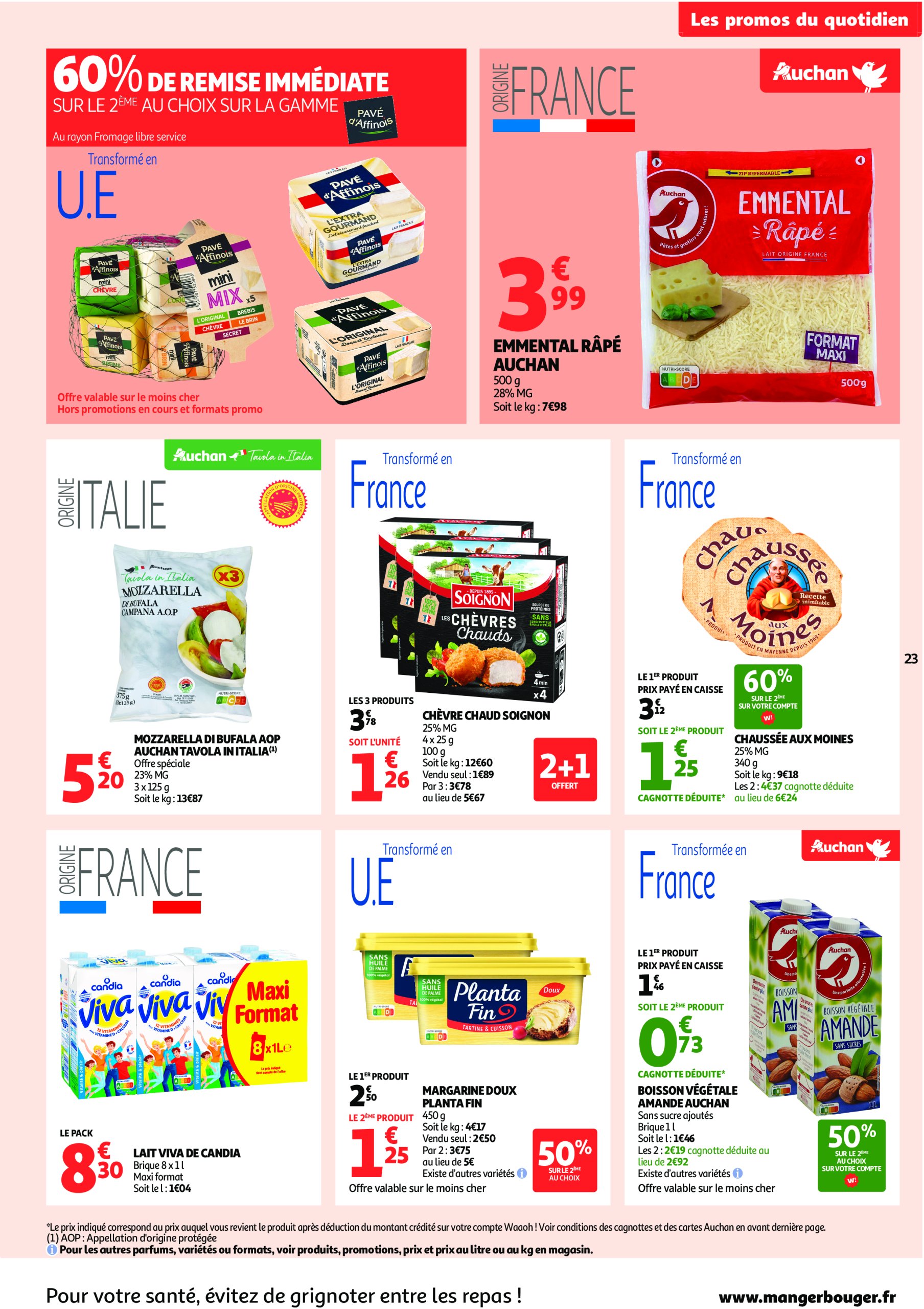 auchan - Auchan - C'est parti pour une année moins chère folder geldig vanaf 16/07 - 27/07 - page: 23 auchan - Auchan - C'est parti pour une année moins chère folder geldig vanaf 16/07 - 27/07 - page: 23