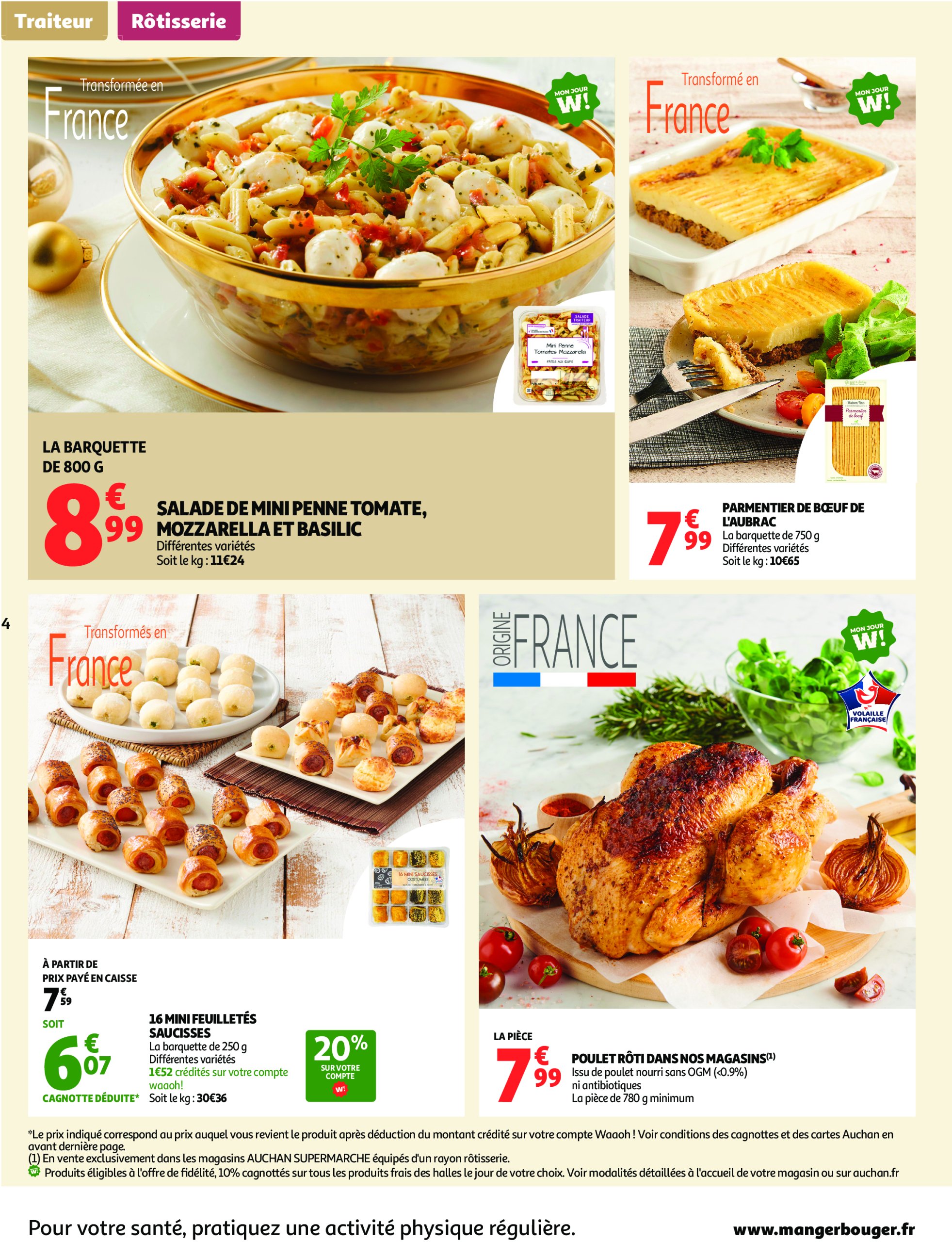 auchan - Auchan Supermarché - Les prix bas qui font du bien au quotidien folder geldig vanaf 22/07 - 26/07 - page: 4