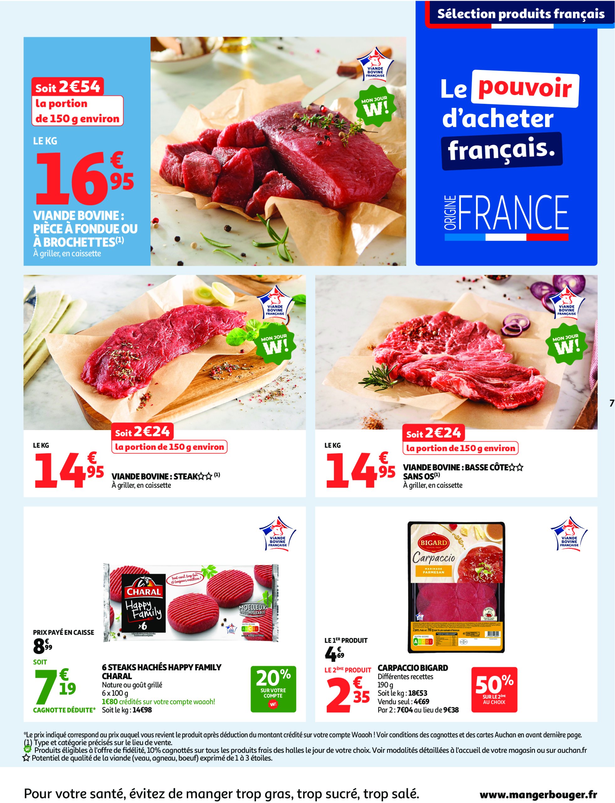 auchan - Auchan Supermarché - Les prix bas qui font du bien au quotidien folder geldig vanaf 22/07 - 26/07 - page: 7