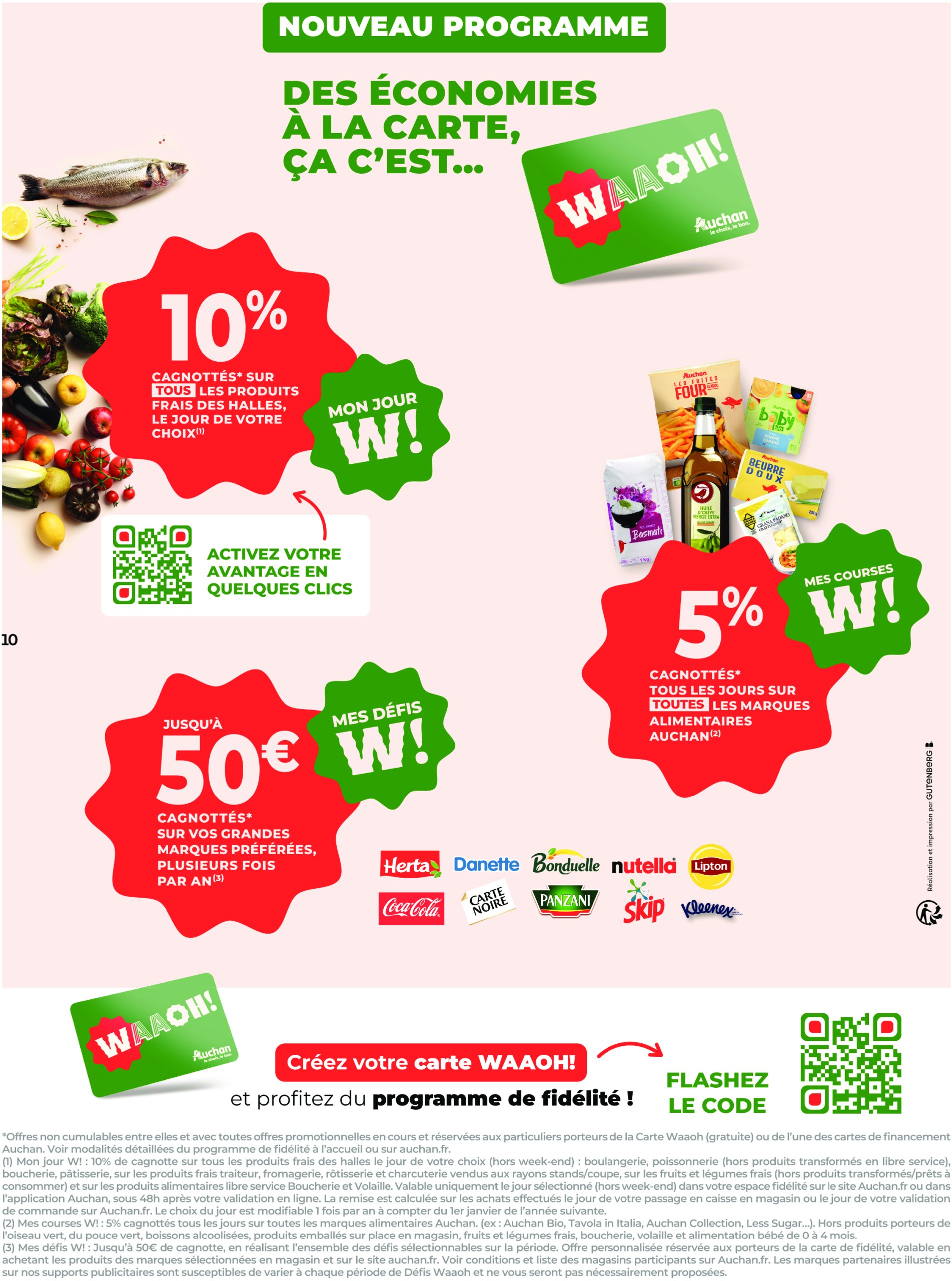 auchan - Auchan Supermarché - Les prix bas qui font du bien au quotidien folder geldig vanaf 22/07 - 26/07 - page: 10