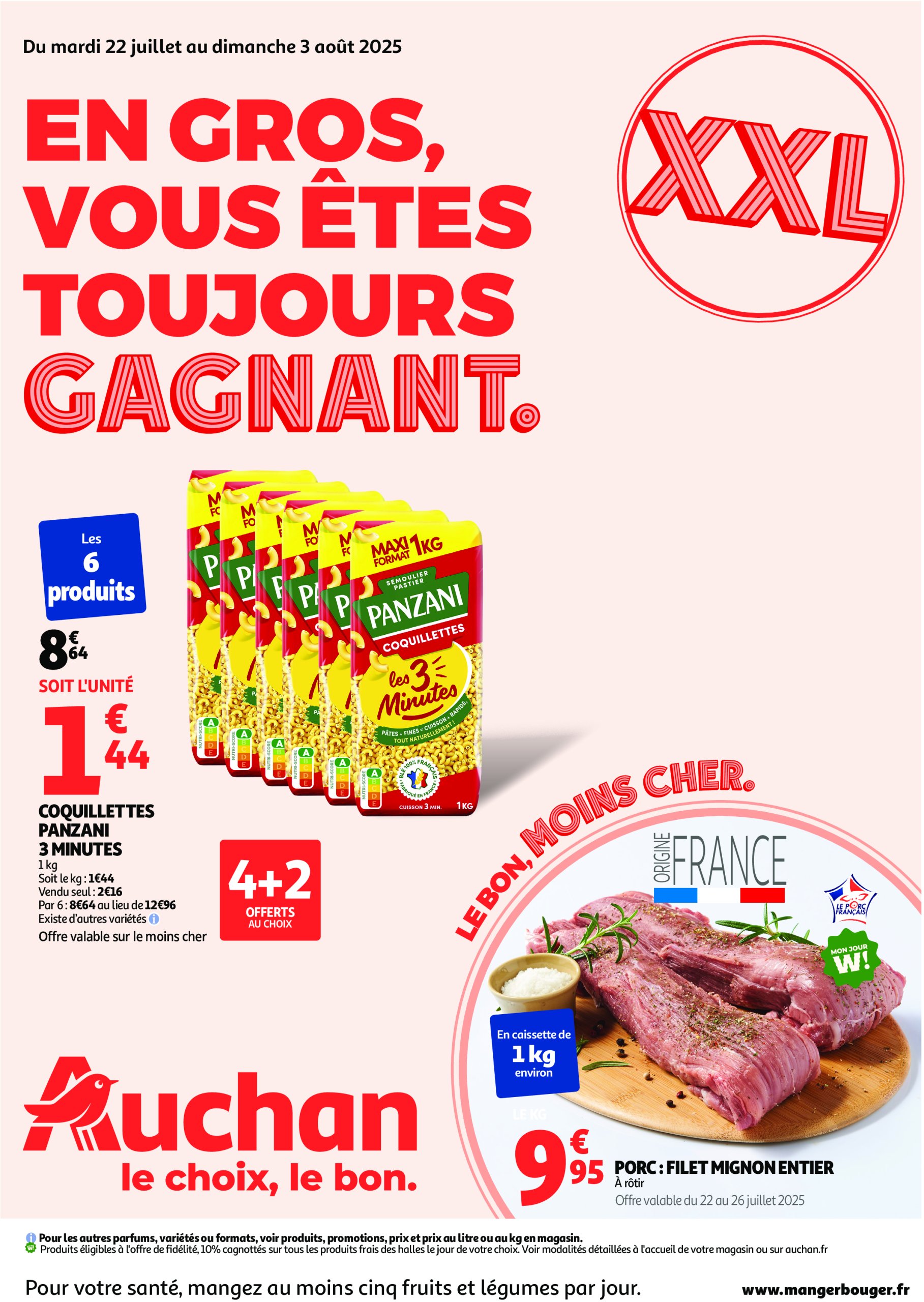 auchan - Auchan - En gros, vous êtes toujours gagnant folder geldig vanaf 22/07 - 03/08