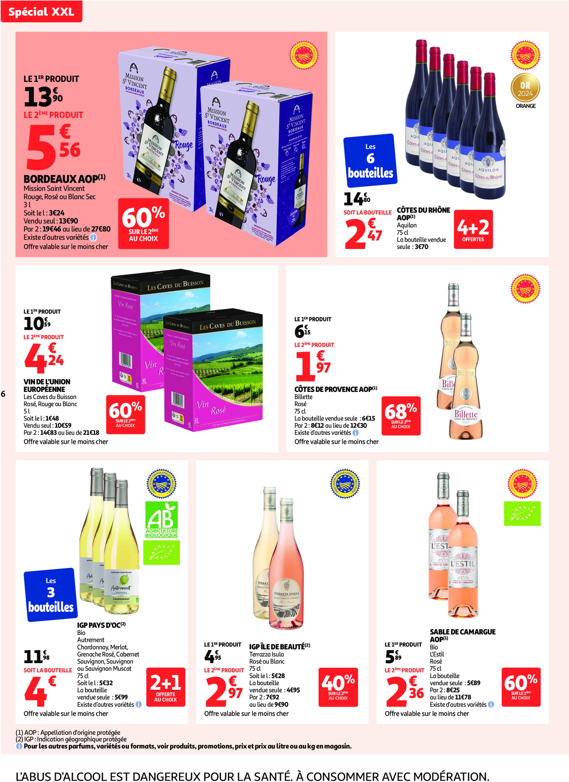 auchan - Auchan - En gros, vous êtes toujours gagnant folder geldig vanaf 22/07 - 03/08 - page: 6 auchan - Auchan - En gros, vous êtes toujours gagnant folder geldig vanaf 22/07 - 03/08 - page: 6
