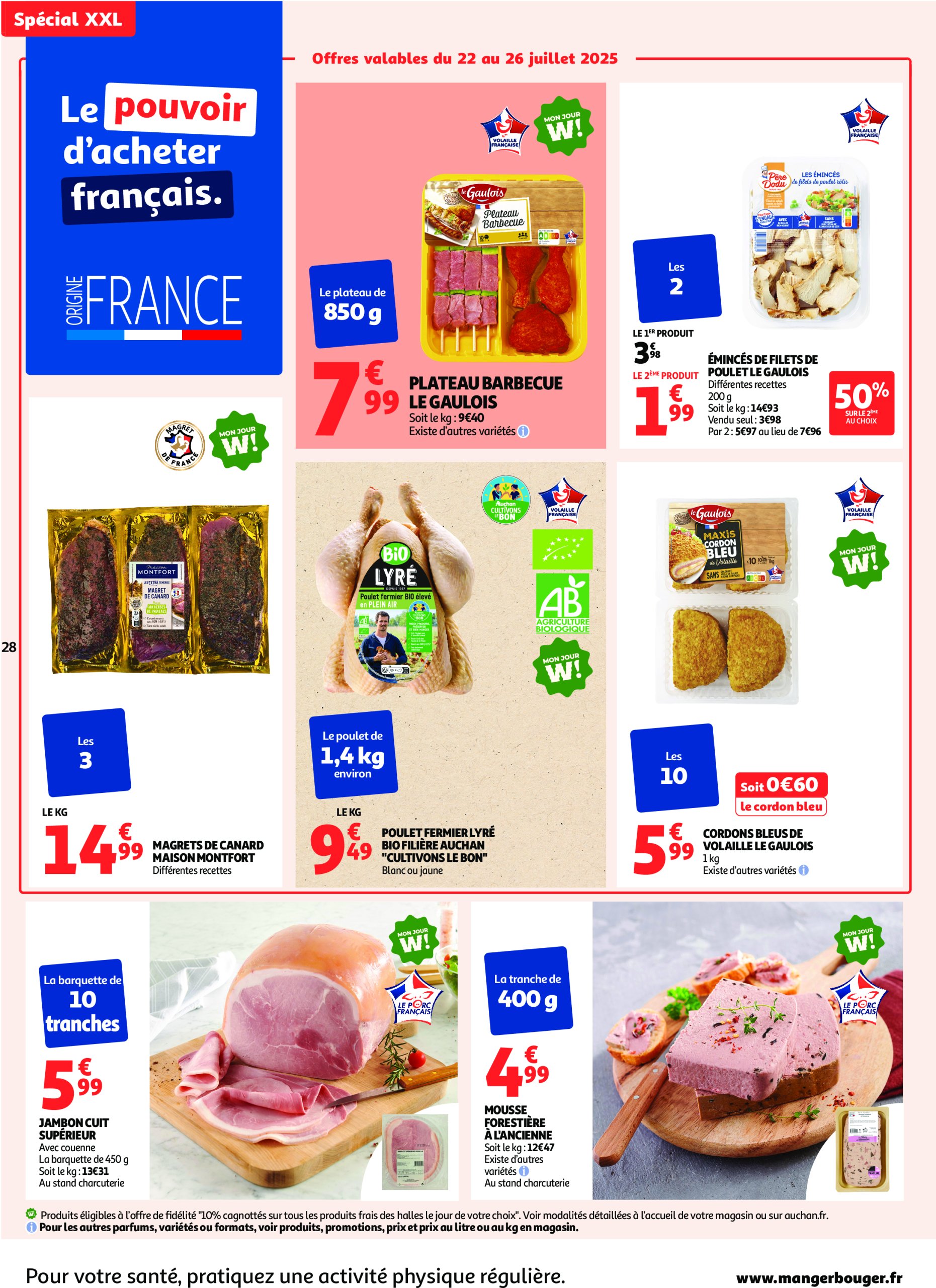 auchan - Auchan - En gros, vous êtes toujours gagnant folder geldig vanaf 22/07 - 03/08 - page: 28 auchan - Auchan - En gros, vous êtes toujours gagnant folder geldig vanaf 22/07 - 03/08 - page: 28