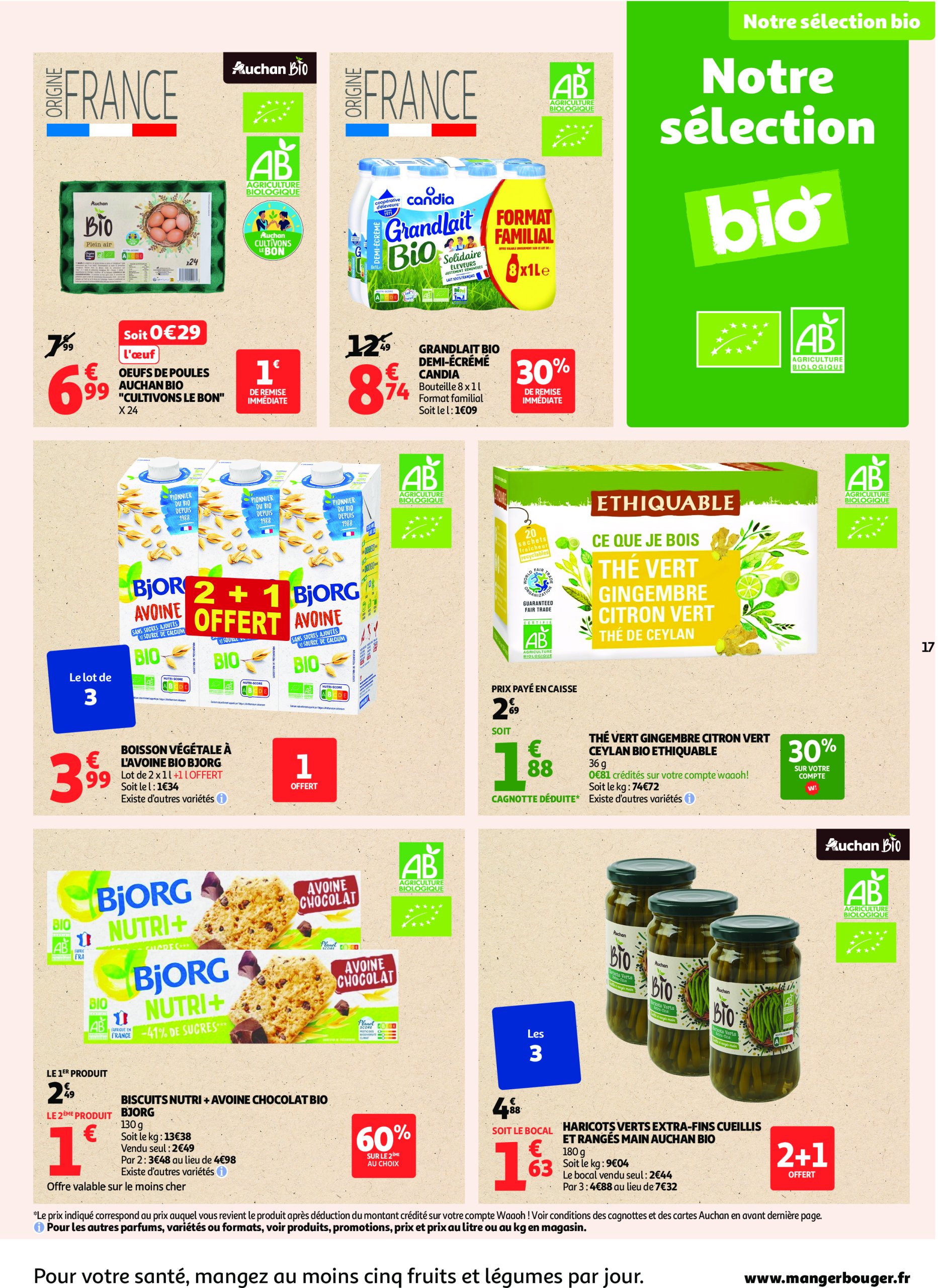 auchan - Auchan - En gros, vous êtes toujours gagnant folder geldig vanaf 22/07 - 03/08 - page: 17 auchan - Auchan - En gros, vous êtes toujours gagnant folder geldig vanaf 22/07 - 03/08 - page: 17