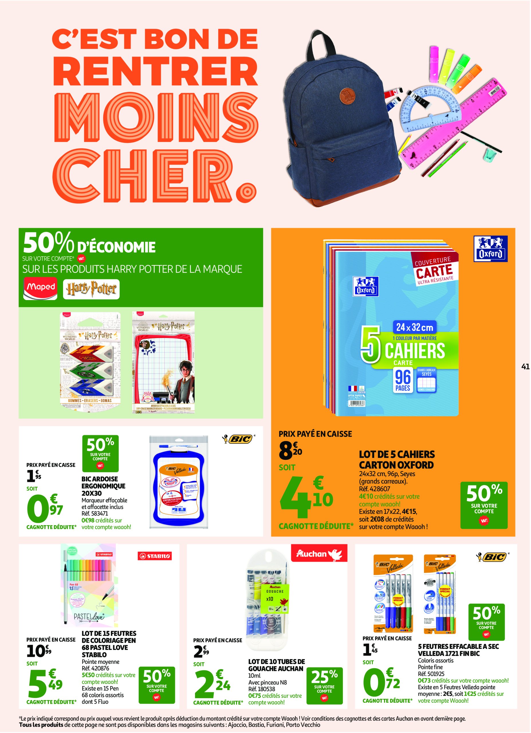 auchan - Auchan - En gros, vous êtes toujours gagnant folder geldig vanaf 22/07 - 03/08 - page: 41 auchan - Auchan - En gros, vous êtes toujours gagnant folder geldig vanaf 22/07 - 03/08 - page: 41