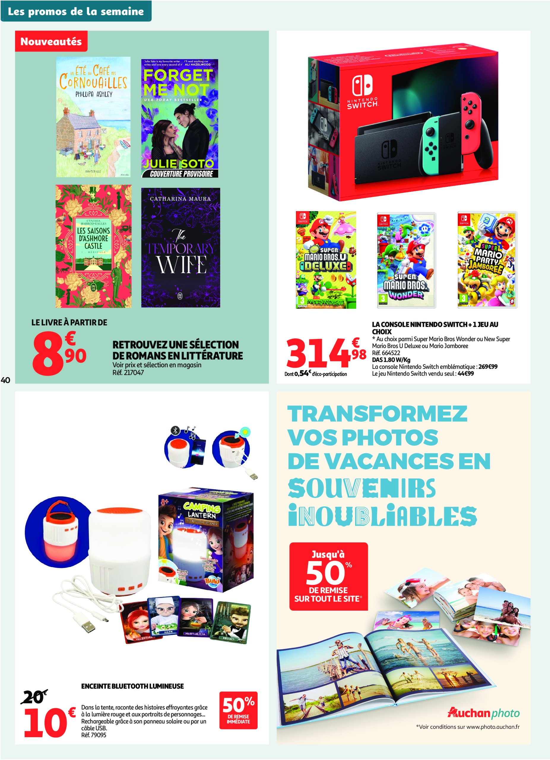 auchan - Auchan - En gros, vous êtes toujours gagnant folder geldig vanaf 22/07 - 03/08 - page: 40 auchan - Auchan - En gros, vous êtes toujours gagnant folder geldig vanaf 22/07 - 03/08 - page: 40