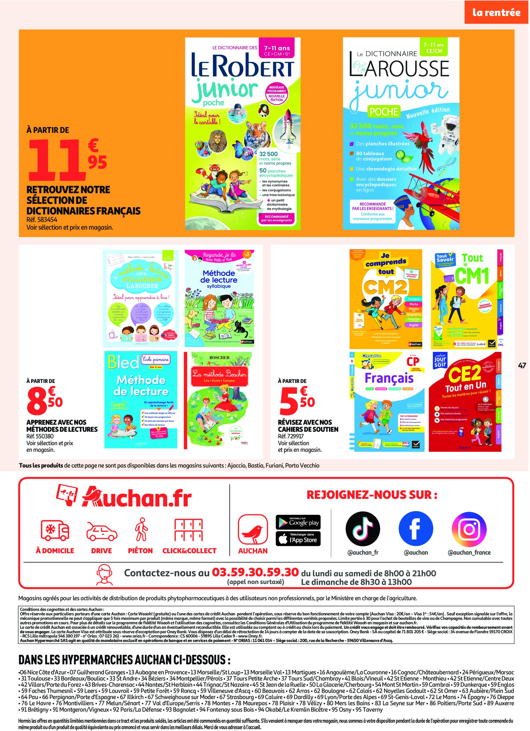 auchan - Auchan - En gros, vous êtes toujours gagnant folder geldig vanaf 22/07 - 03/08 - page: 47 auchan - Auchan - En gros, vous êtes toujours gagnant folder geldig vanaf 22/07 - 03/08 - page: 47