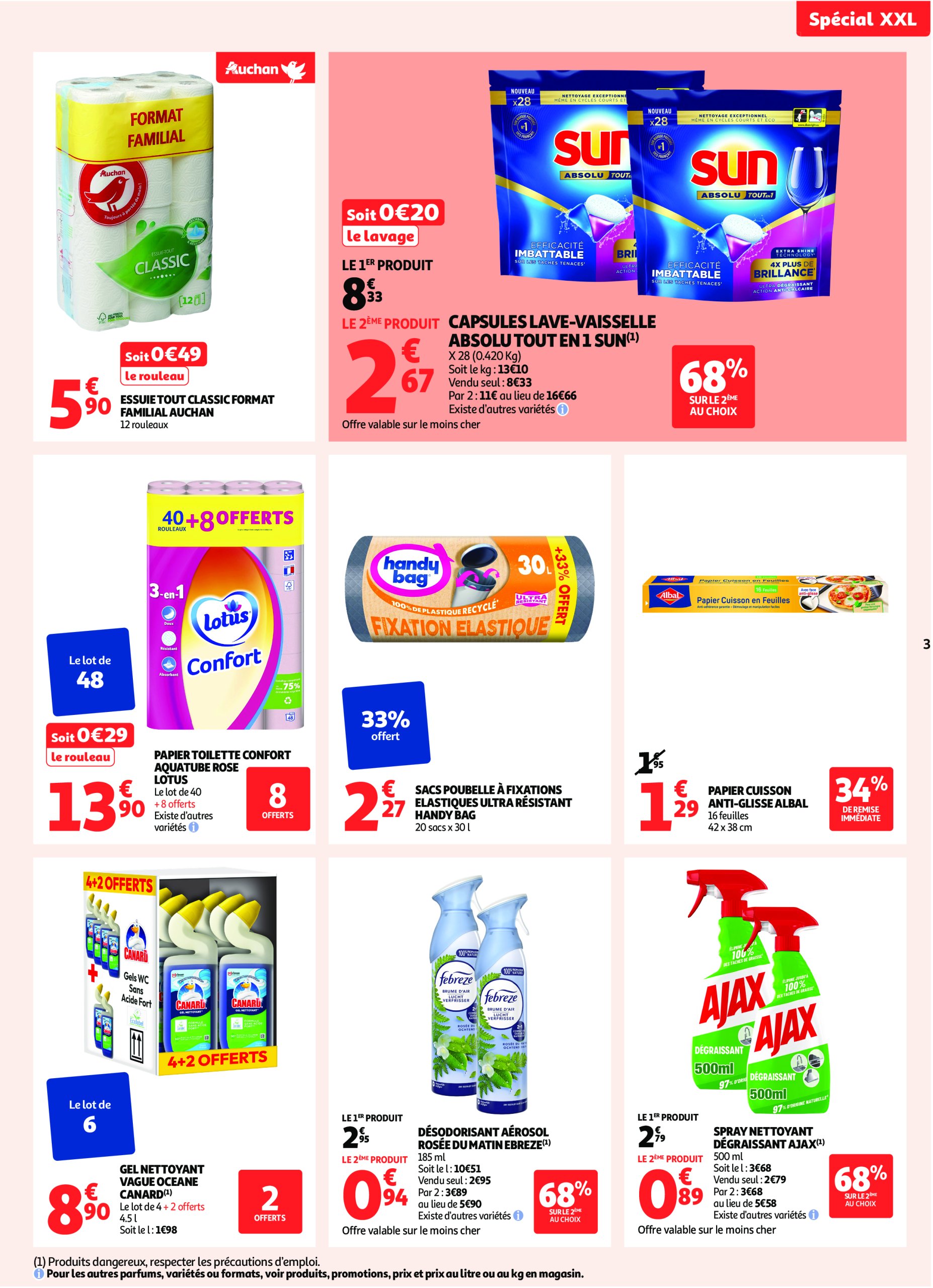 auchan - Auchan - En gros, vous êtes toujours gagnant folder geldig vanaf 22/07 - 03/08 - page: 3 auchan - Auchan - En gros, vous êtes toujours gagnant folder geldig vanaf 22/07 - 03/08 - page: 3
