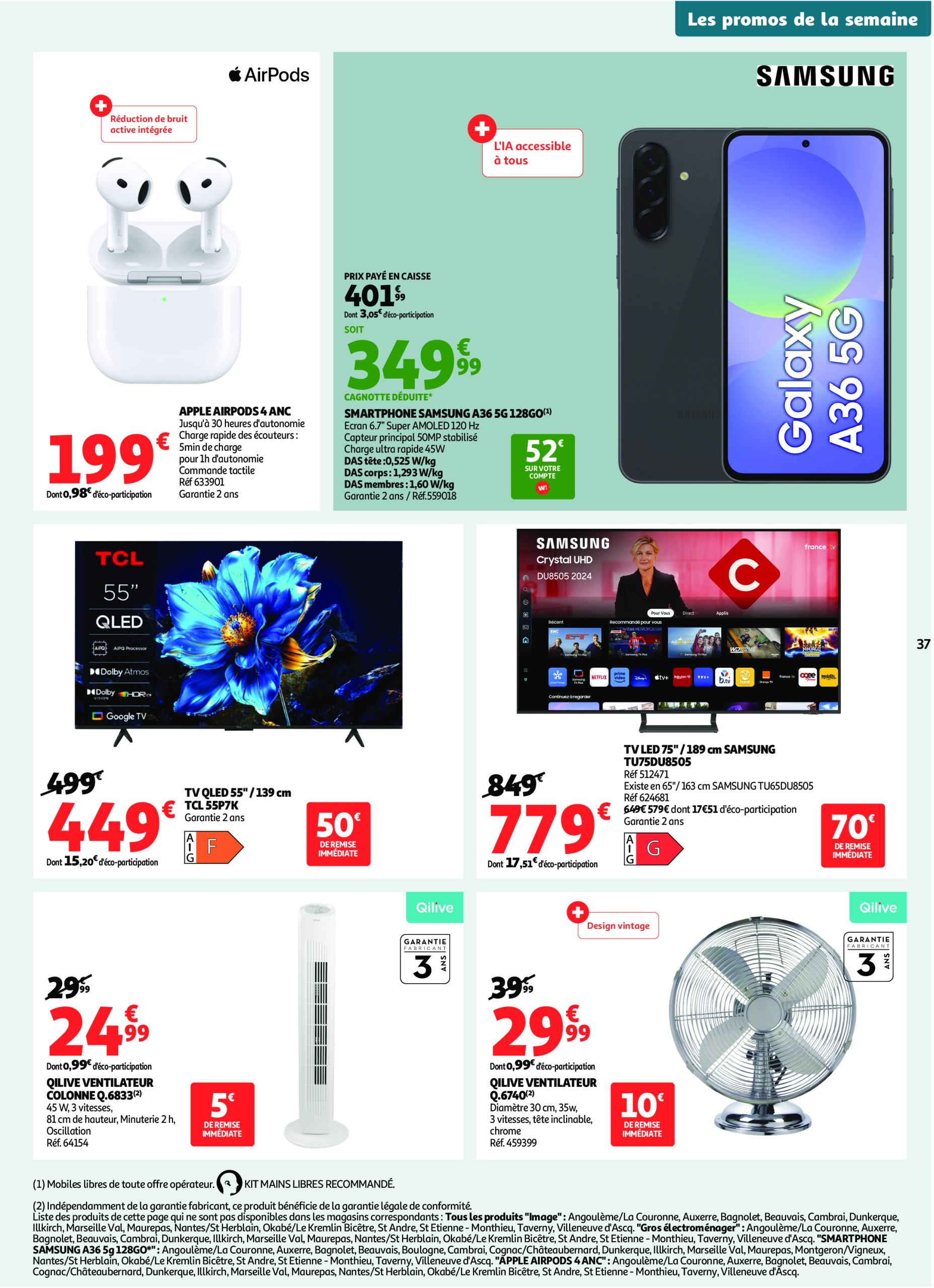 auchan - Auchan - En gros, vous êtes toujours gagnant folder geldig vanaf 22/07 - 03/08 - page: 37 auchan - Auchan - En gros, vous êtes toujours gagnant folder geldig vanaf 22/07 - 03/08 - page: 37