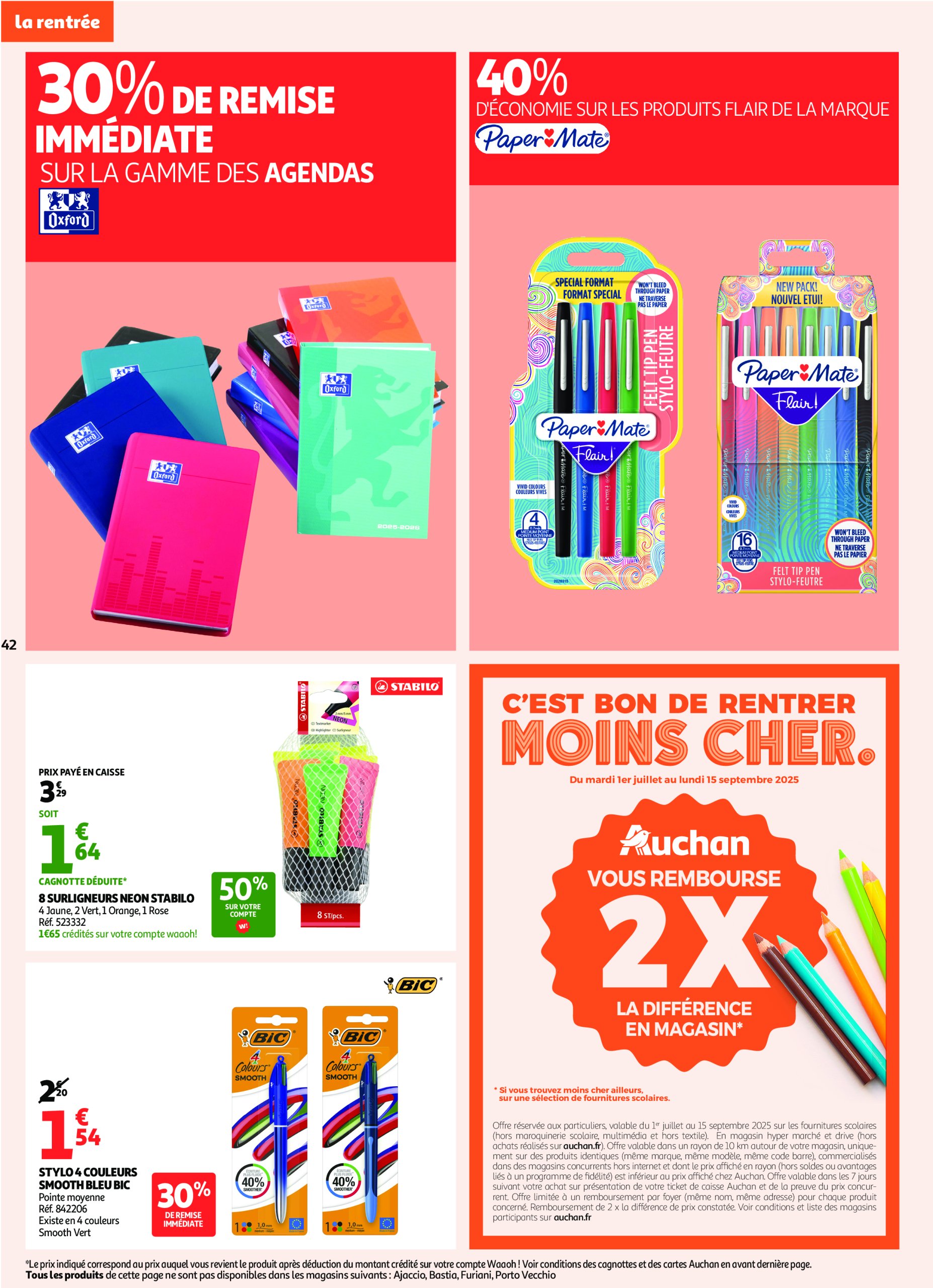 auchan - Auchan - En gros, vous êtes toujours gagnant folder geldig vanaf 22/07 - 03/08 - page: 42 auchan - Auchan - En gros, vous êtes toujours gagnant folder geldig vanaf 22/07 - 03/08 - page: 42
