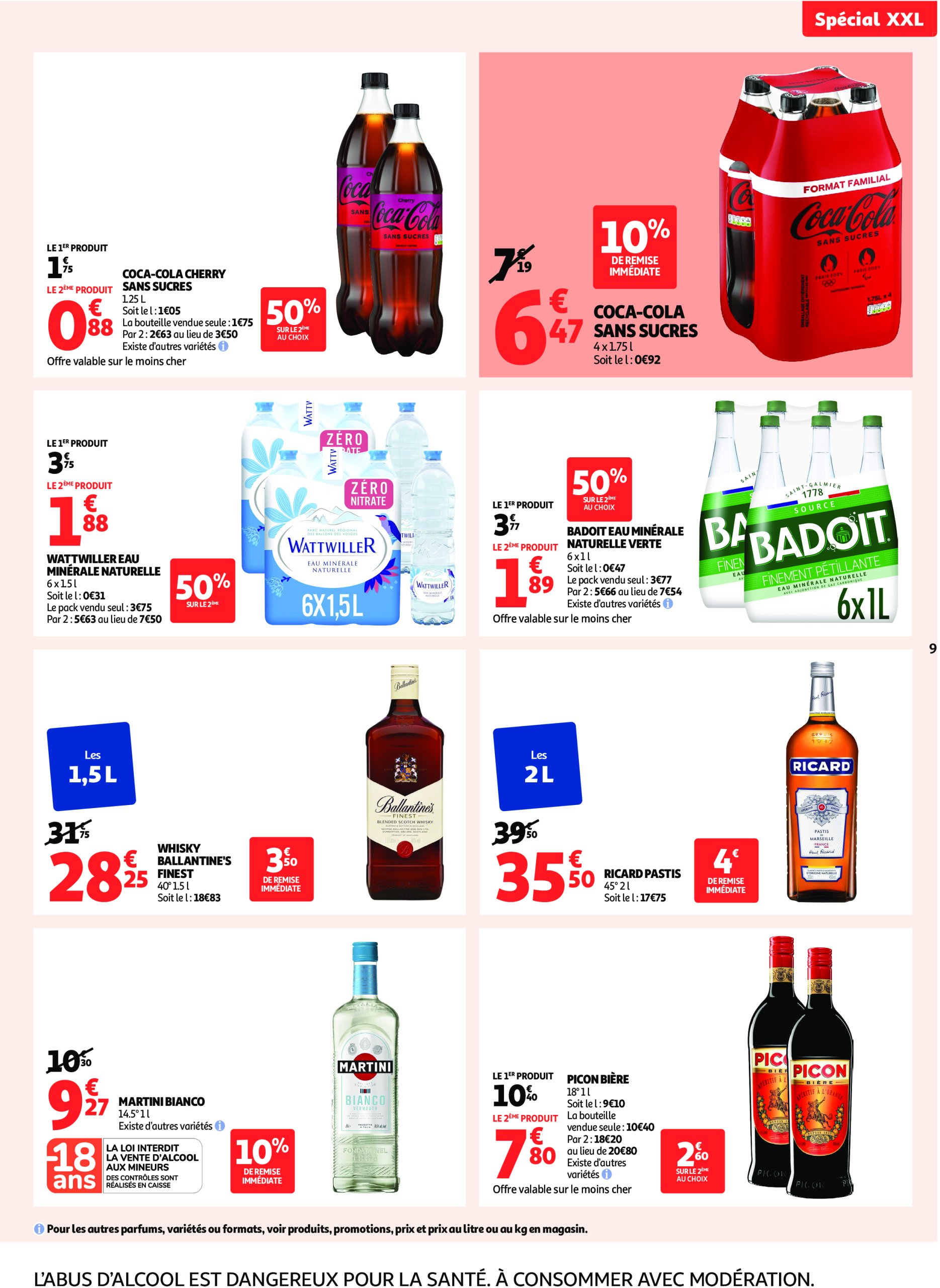 auchan - Auchan - En gros, vous êtes toujours gagnant folder geldig vanaf 22/07 - 03/08 - page: 9 auchan - Auchan - En gros, vous êtes toujours gagnant folder geldig vanaf 22/07 - 03/08 - page: 9