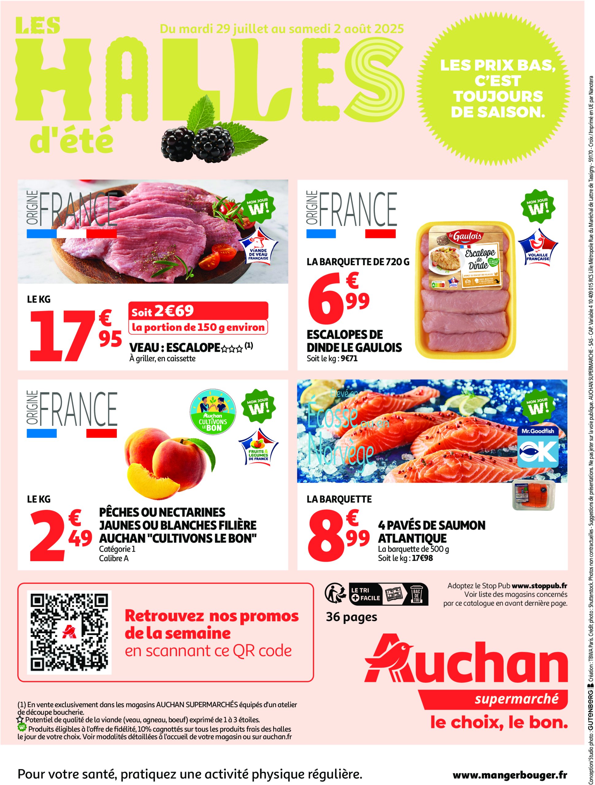 auchan - Auchan Supermarché - Foire à la bière dans votre super : sans pression pour le budget folder geldig vanaf 29/07 - 09/08 - page: 36