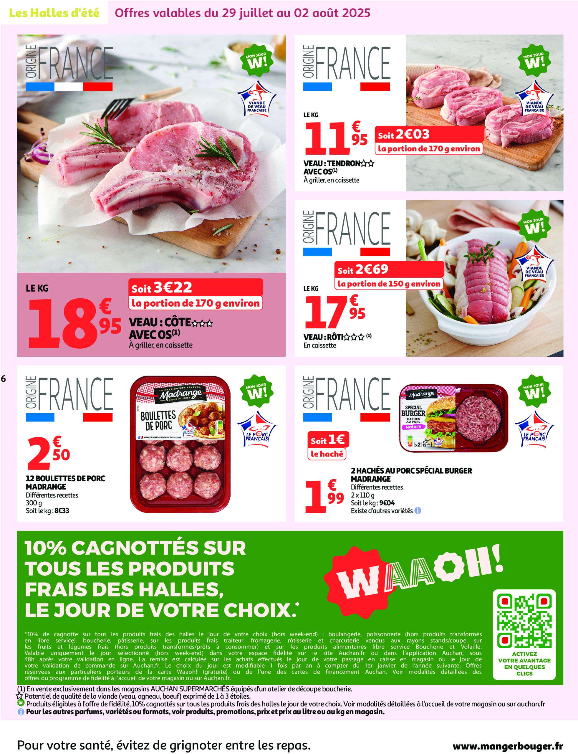 auchan - Auchan Supermarché - Foire à la bière dans votre super : sans pression pour le budget folder geldig vanaf 29/07 - 09/08 - page: 6