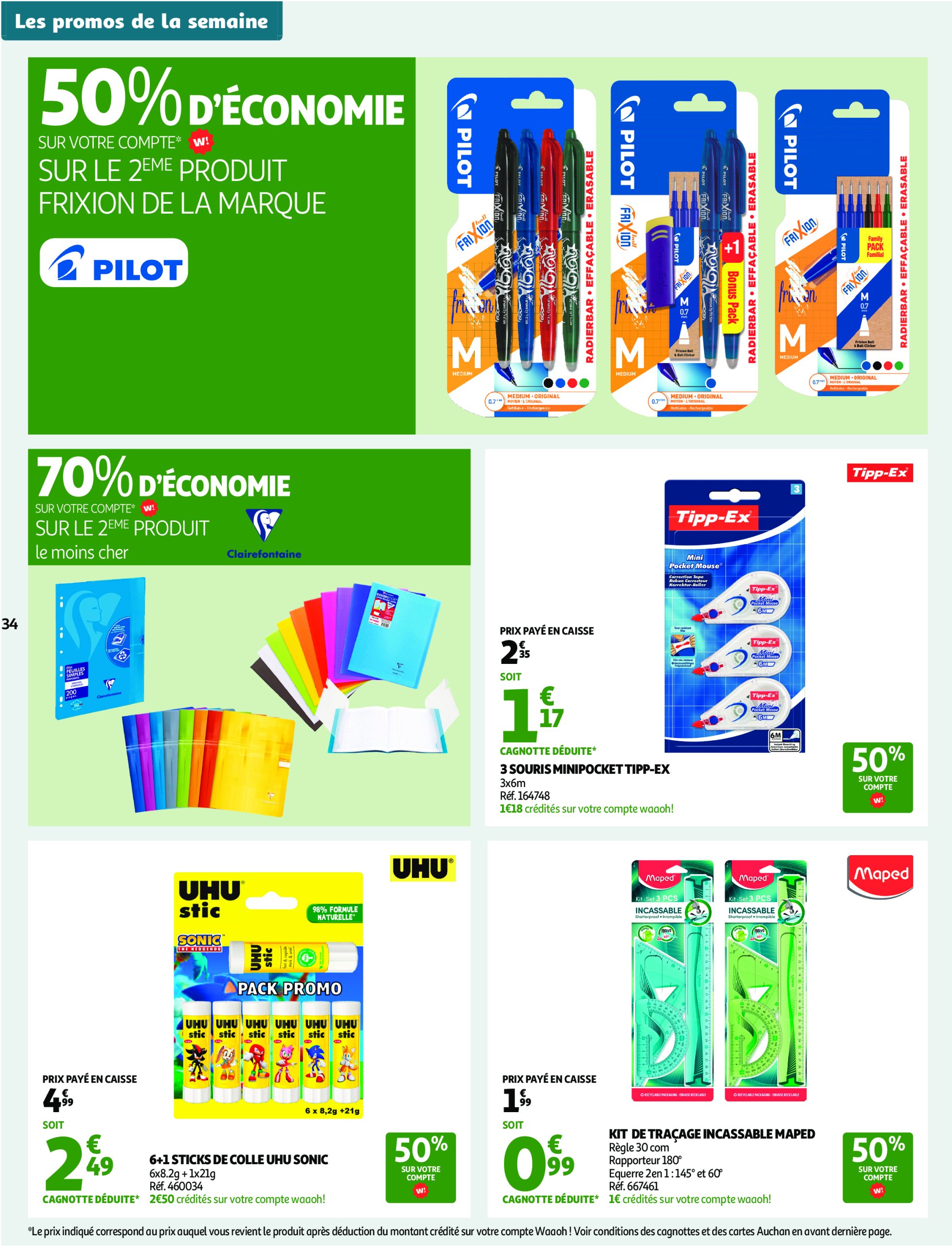 auchan - Auchan Supermarché - Foire à la bière dans votre super : sans pression pour le budget folder geldig vanaf 29/07 - 09/08 - page: 34
