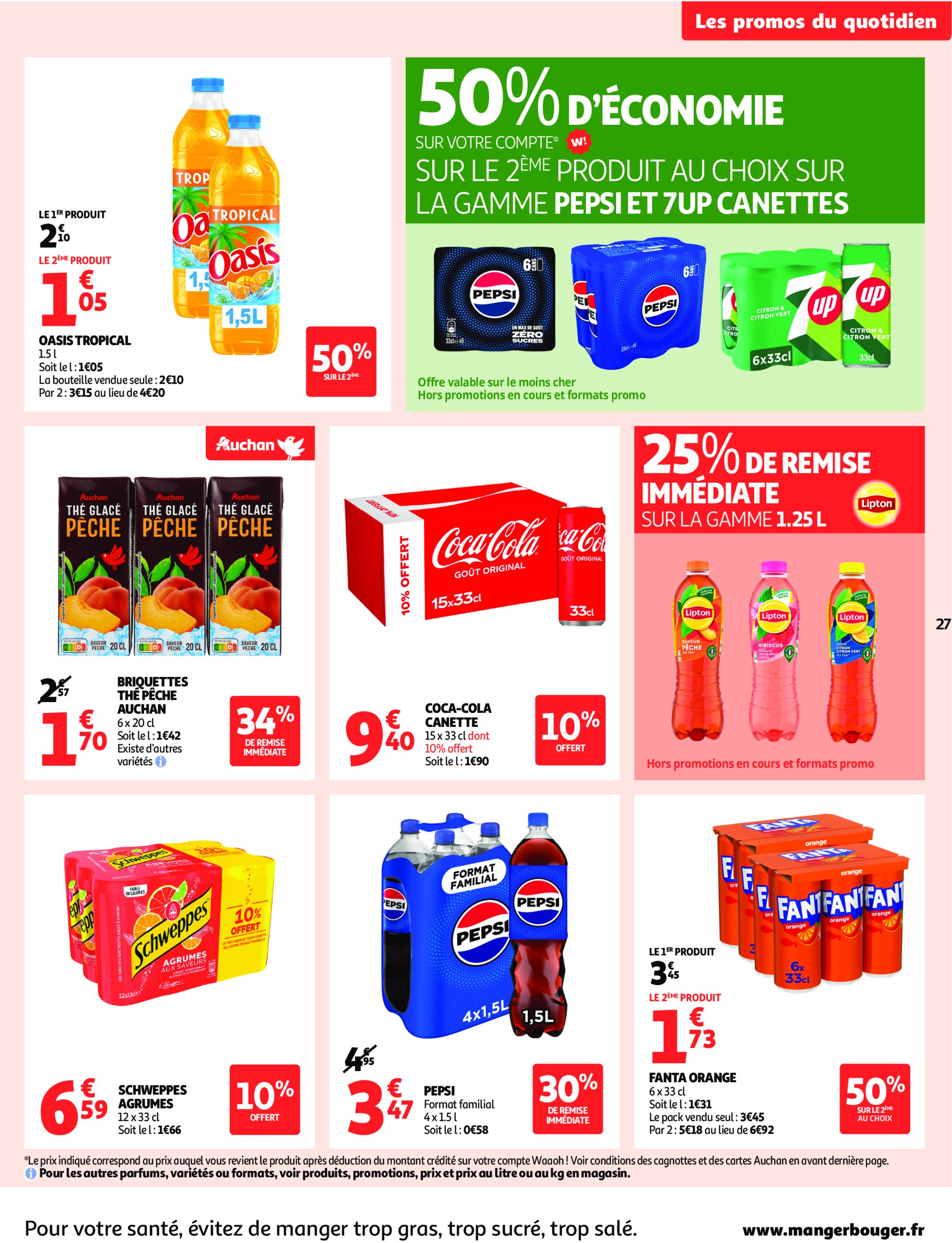 auchan - Auchan Supermarché - Foire à la bière dans votre super : sans pression pour le budget folder geldig vanaf 29/07 - 09/08 - page: 27