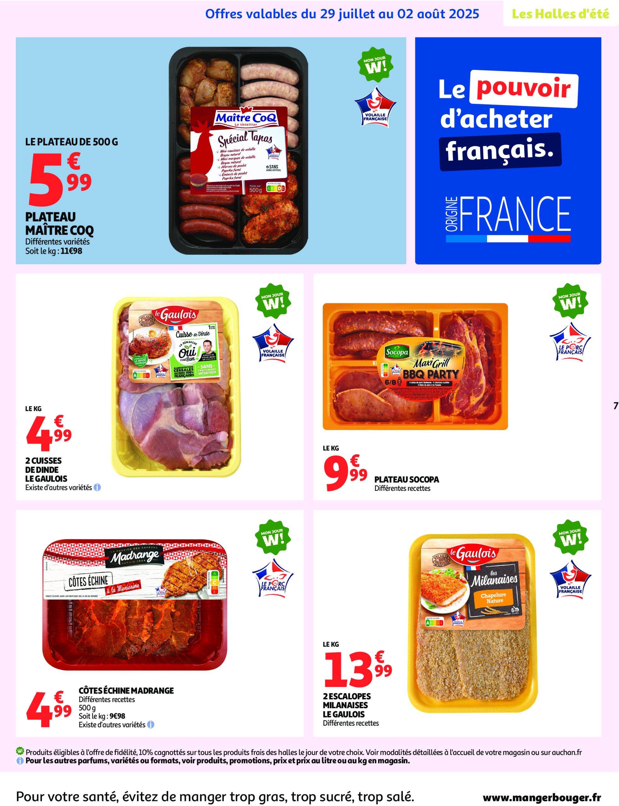 auchan - Auchan Supermarché - Foire à la bière dans votre super : sans pression pour le budget folder geldig vanaf 29/07 - 09/08 - page: 7