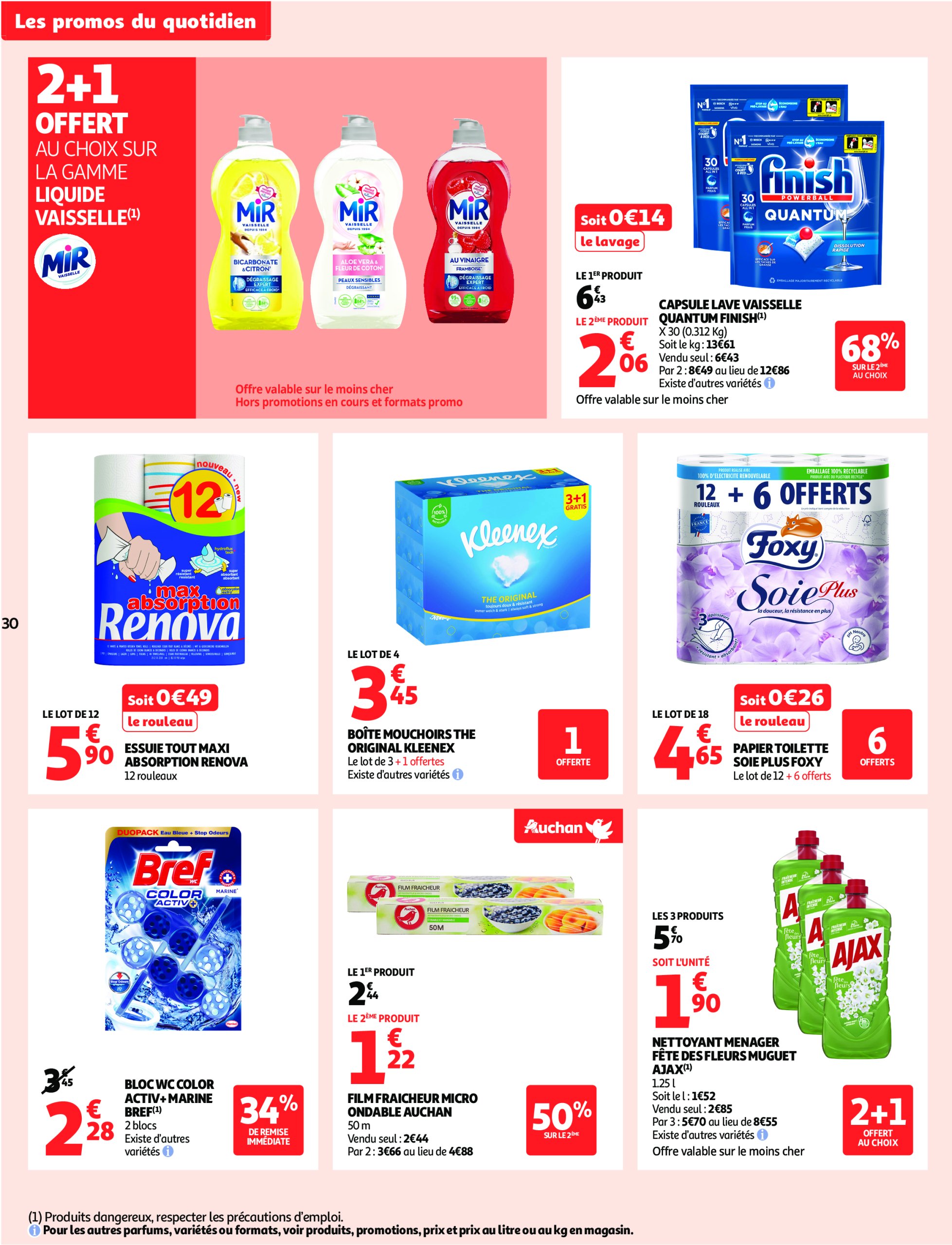 auchan - Auchan Supermarché - Foire à la bière dans votre super : sans pression pour le budget folder geldig vanaf 29/07 - 09/08 - page: 30