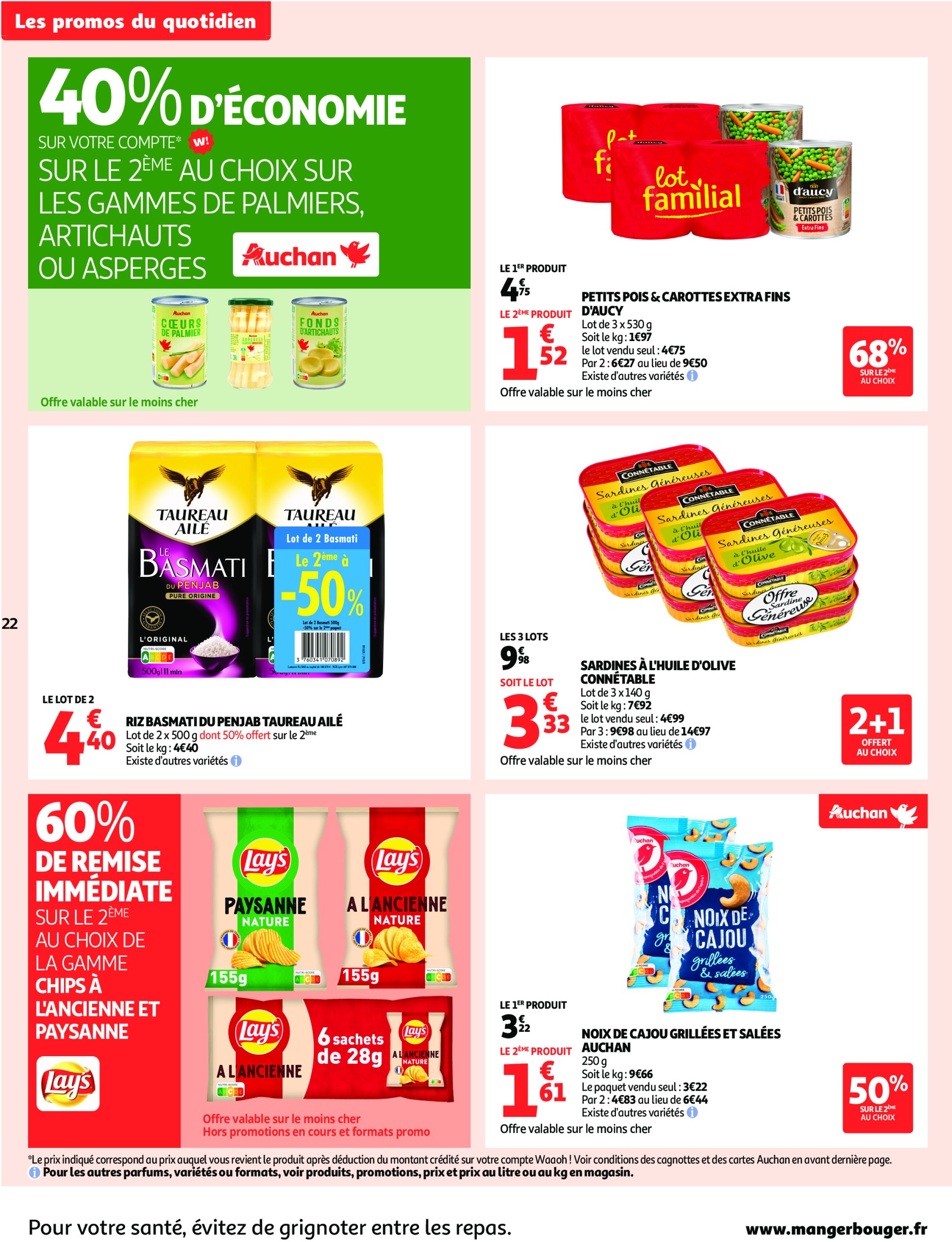 auchan - Auchan Supermarché - Foire à la bière dans votre super : sans pression pour le budget folder geldig vanaf 29/07 - 09/08 - page: 22