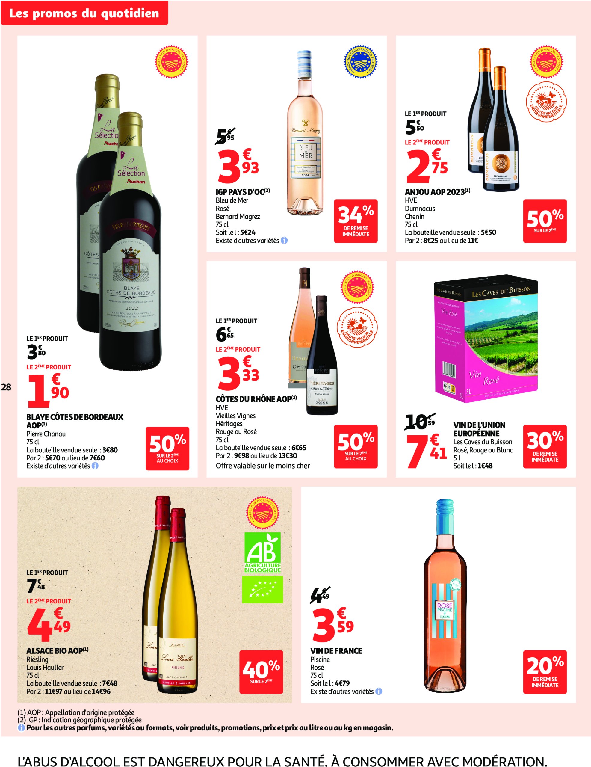 auchan - Auchan Supermarché - Foire à la bière dans votre super : sans pression pour le budget folder geldig vanaf 29/07 - 09/08 - page: 28