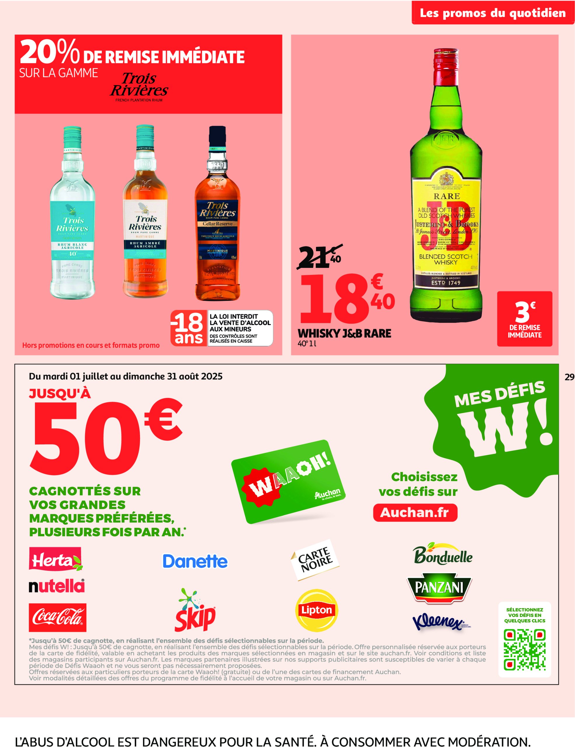 auchan - Auchan Supermarché - Foire à la bière dans votre super : sans pression pour le budget folder geldig vanaf 29/07 - 09/08 - page: 29