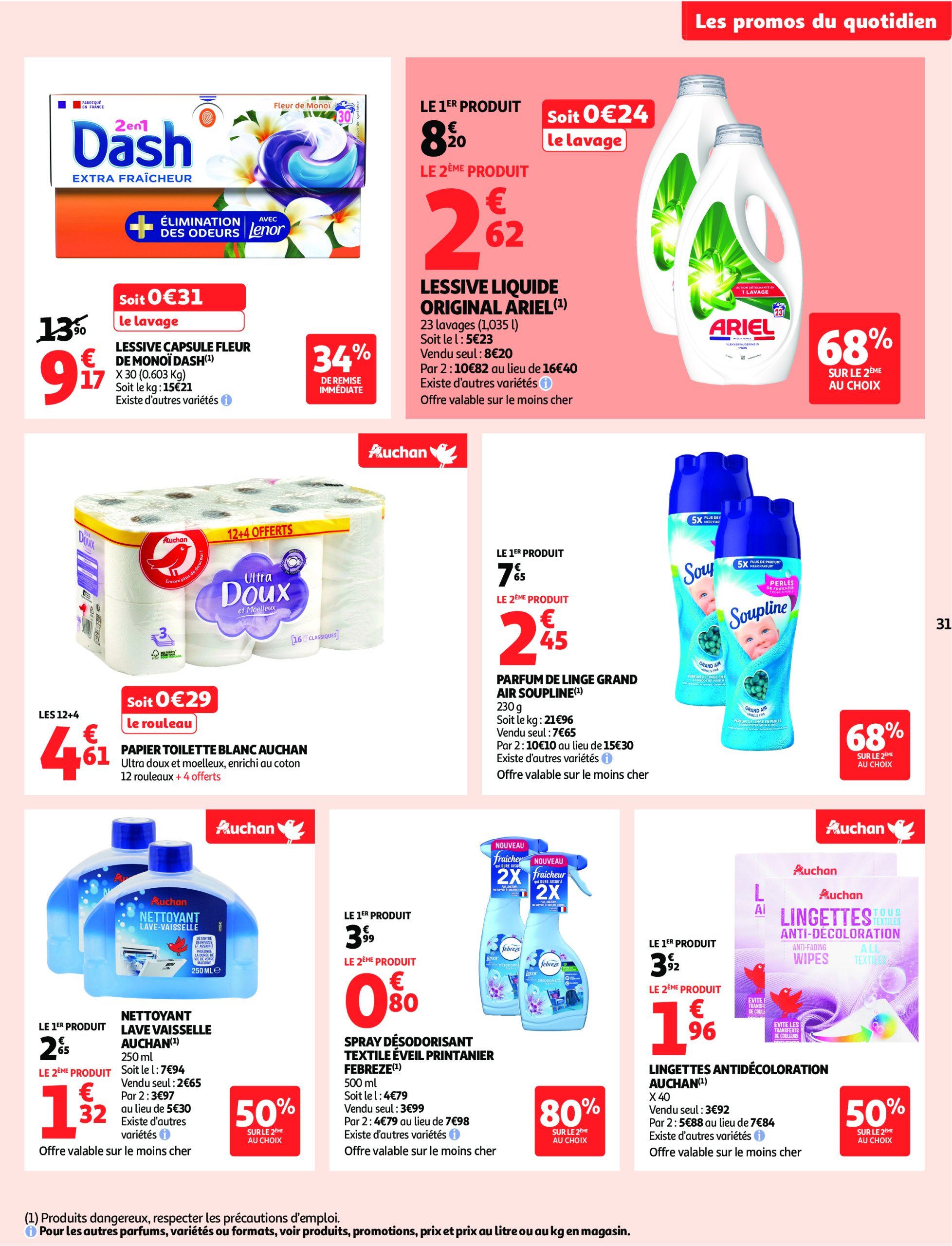 auchan - Auchan Supermarché - Foire à la bière dans votre super : sans pression pour le budget folder geldig vanaf 29/07 - 09/08 - page: 31