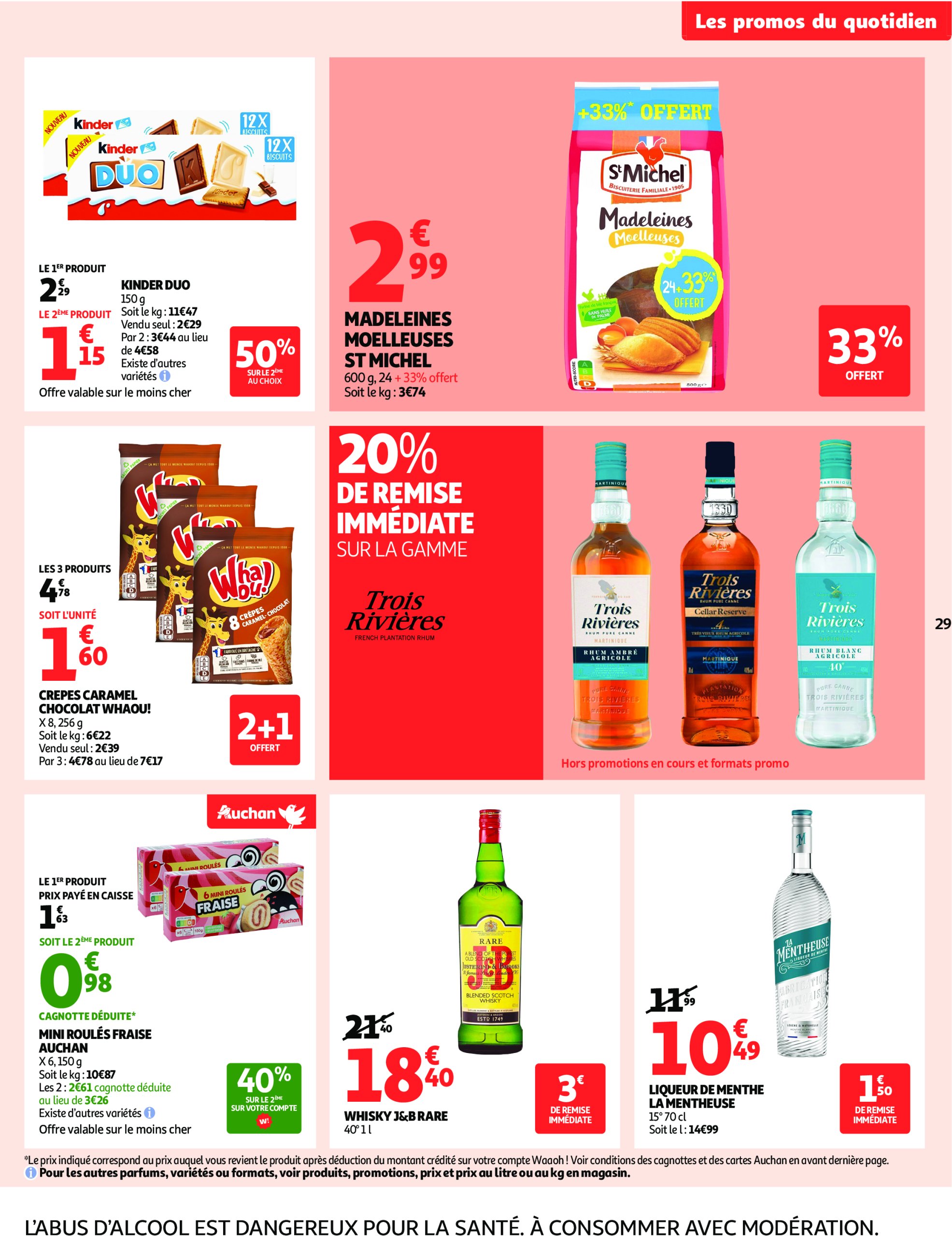 auchan - Auchan - Foire à la bière : sans pression pour le budget folder geldig vanaf 29/07 - 10/08 - page: 29 auchan - Auchan - Foire à la bière : sans pression pour le budget folder geldig vanaf 29/07 - 10/08 - page: 29