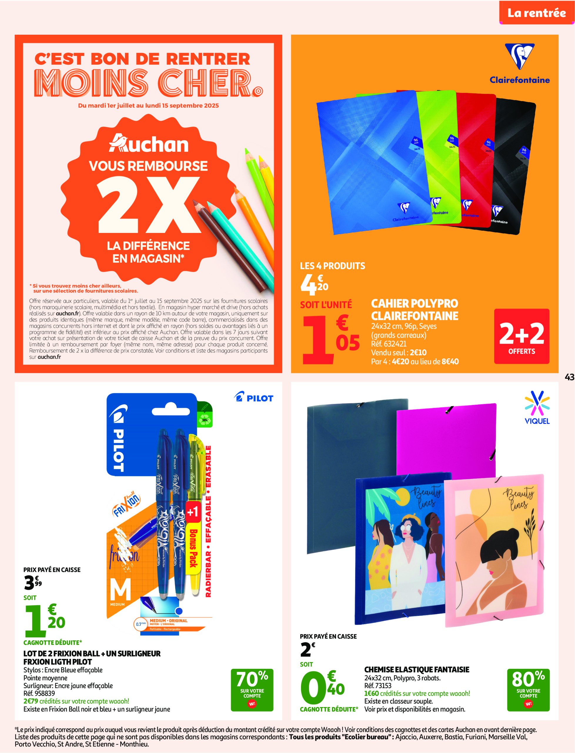 auchan - Auchan - Foire à la bière : sans pression pour le budget folder geldig vanaf 29/07 - 10/08 - page: 43 auchan - Auchan - Foire à la bière : sans pression pour le budget folder geldig vanaf 29/07 - 10/08 - page: 43