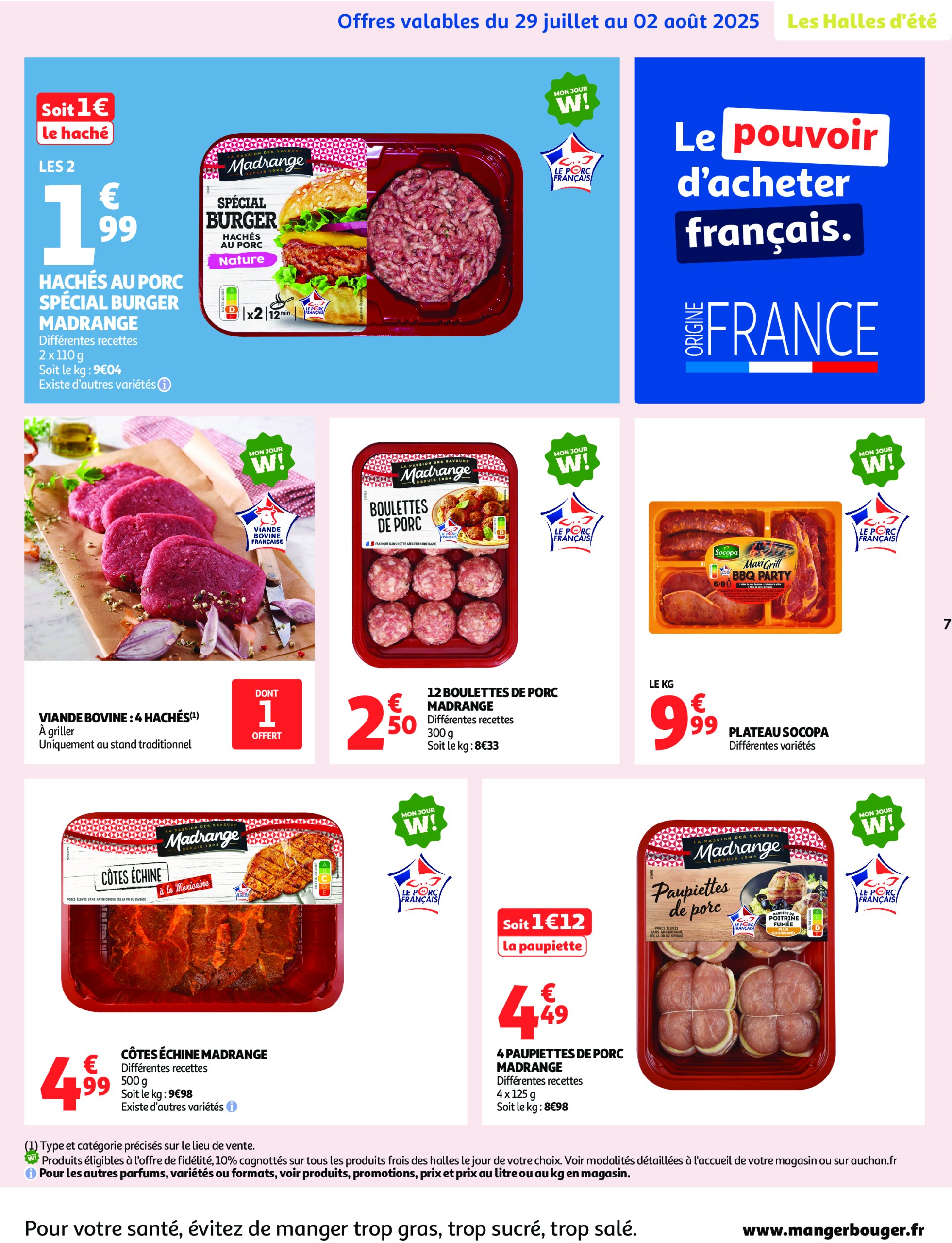auchan - Auchan - Foire à la bière : sans pression pour le budget folder geldig vanaf 29/07 - 10/08 - page: 7 auchan - Auchan - Foire à la bière : sans pression pour le budget folder geldig vanaf 29/07 - 10/08 - page: 7