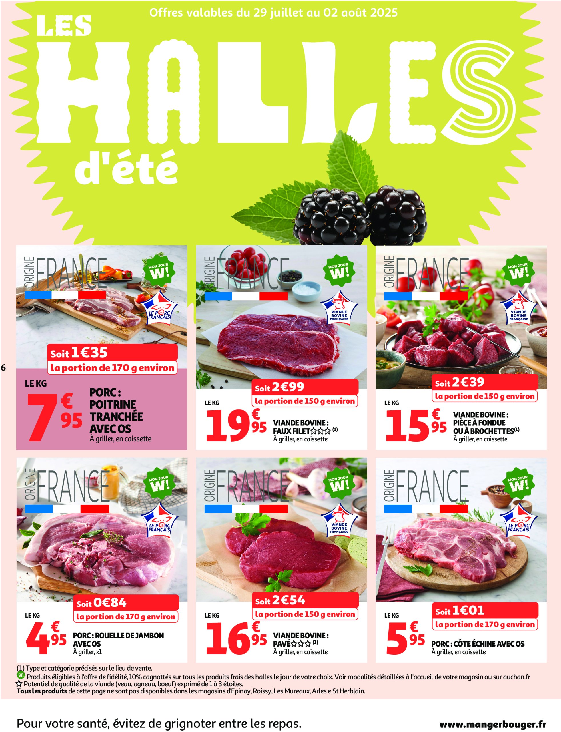 auchan - Auchan - Foire à la bière : sans pression pour le budget folder geldig vanaf 29/07 - 10/08 - page: 6 auchan - Auchan - Foire à la bière : sans pression pour le budget folder geldig vanaf 29/07 - 10/08 - page: 6
