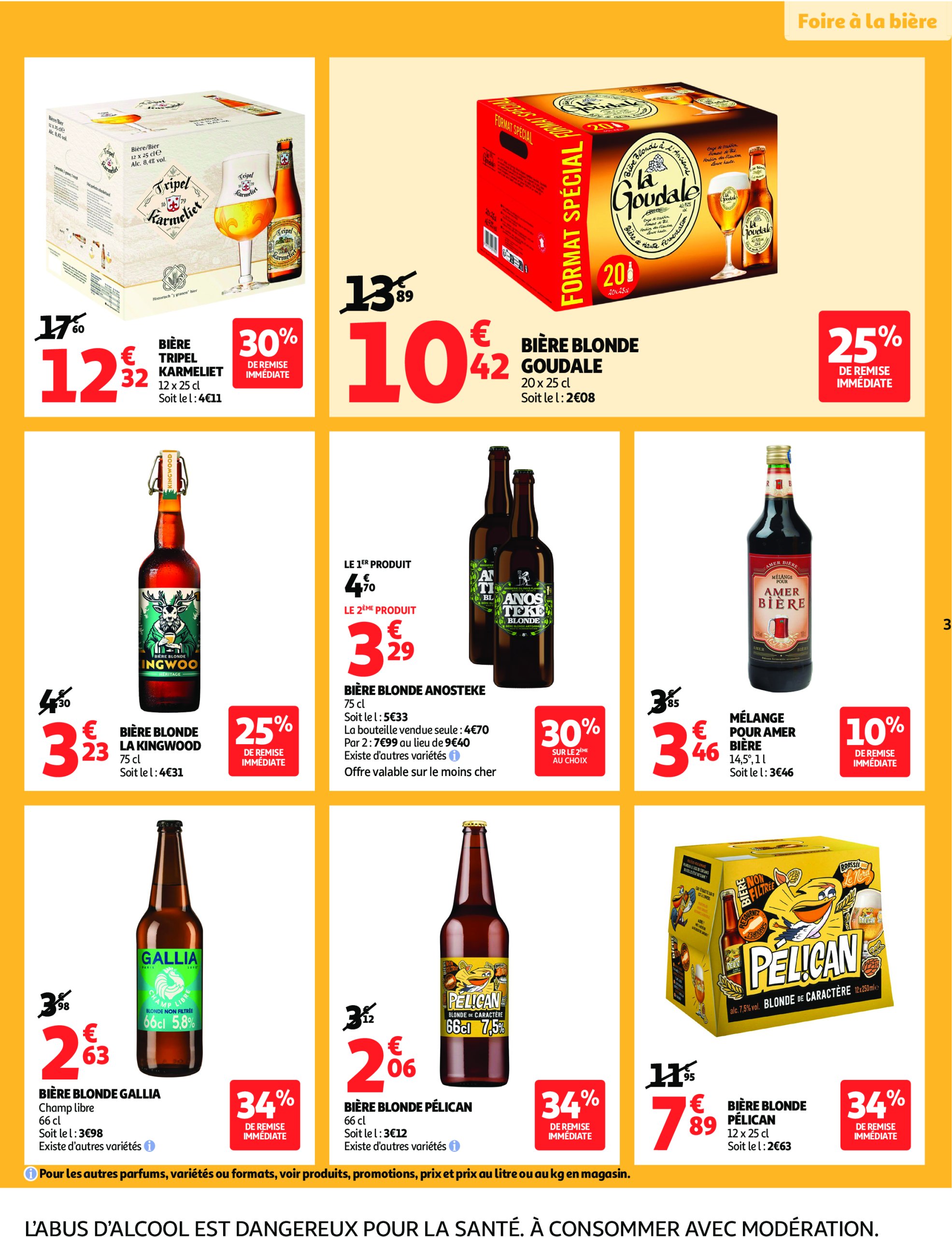 auchan - Auchan - Foire à la bière : sans pression pour le budget folder geldig vanaf 29/07 - 10/08 - page: 3 auchan - Auchan - Foire à la bière : sans pression pour le budget folder geldig vanaf 29/07 - 10/08 - page: 3