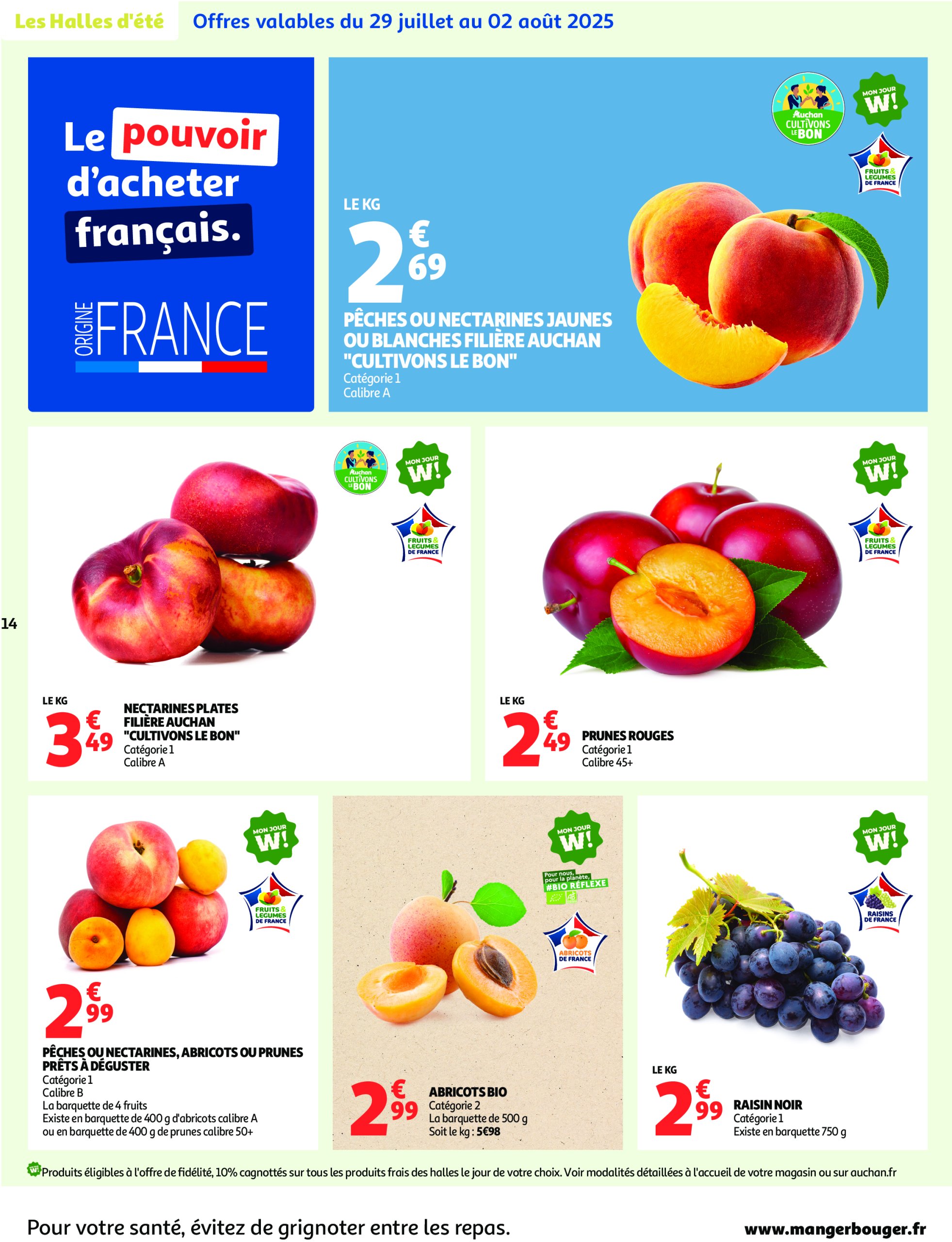 auchan - Auchan - Foire à la bière : sans pression pour le budget folder geldig vanaf 29/07 - 10/08 - page: 14 auchan - Auchan - Foire à la bière : sans pression pour le budget folder geldig vanaf 29/07 - 10/08 - page: 14