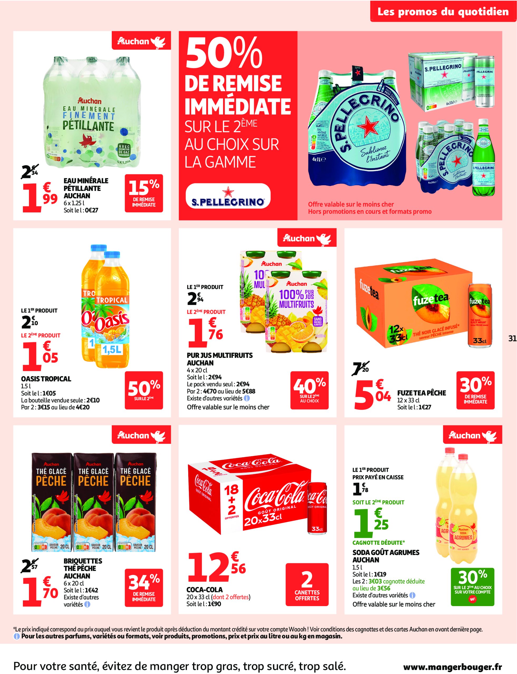 auchan - Auchan - Foire à la bière : sans pression pour le budget folder geldig vanaf 29/07 - 10/08 - page: 31 auchan - Auchan - Foire à la bière : sans pression pour le budget folder geldig vanaf 29/07 - 10/08 - page: 31