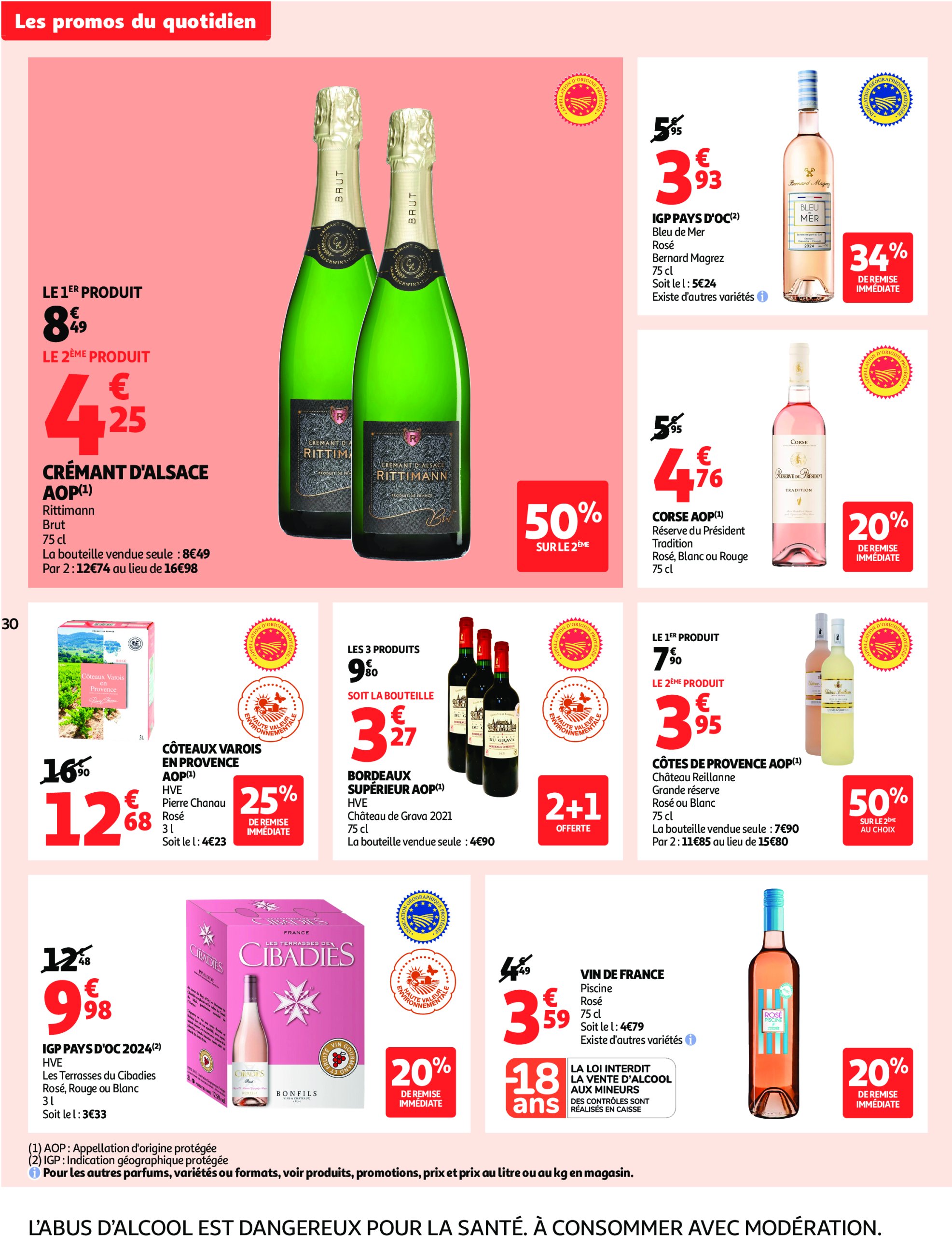 auchan - Auchan - Foire à la bière : sans pression pour le budget folder geldig vanaf 29/07 - 10/08 - page: 30 auchan - Auchan - Foire à la bière : sans pression pour le budget folder geldig vanaf 29/07 - 10/08 - page: 30