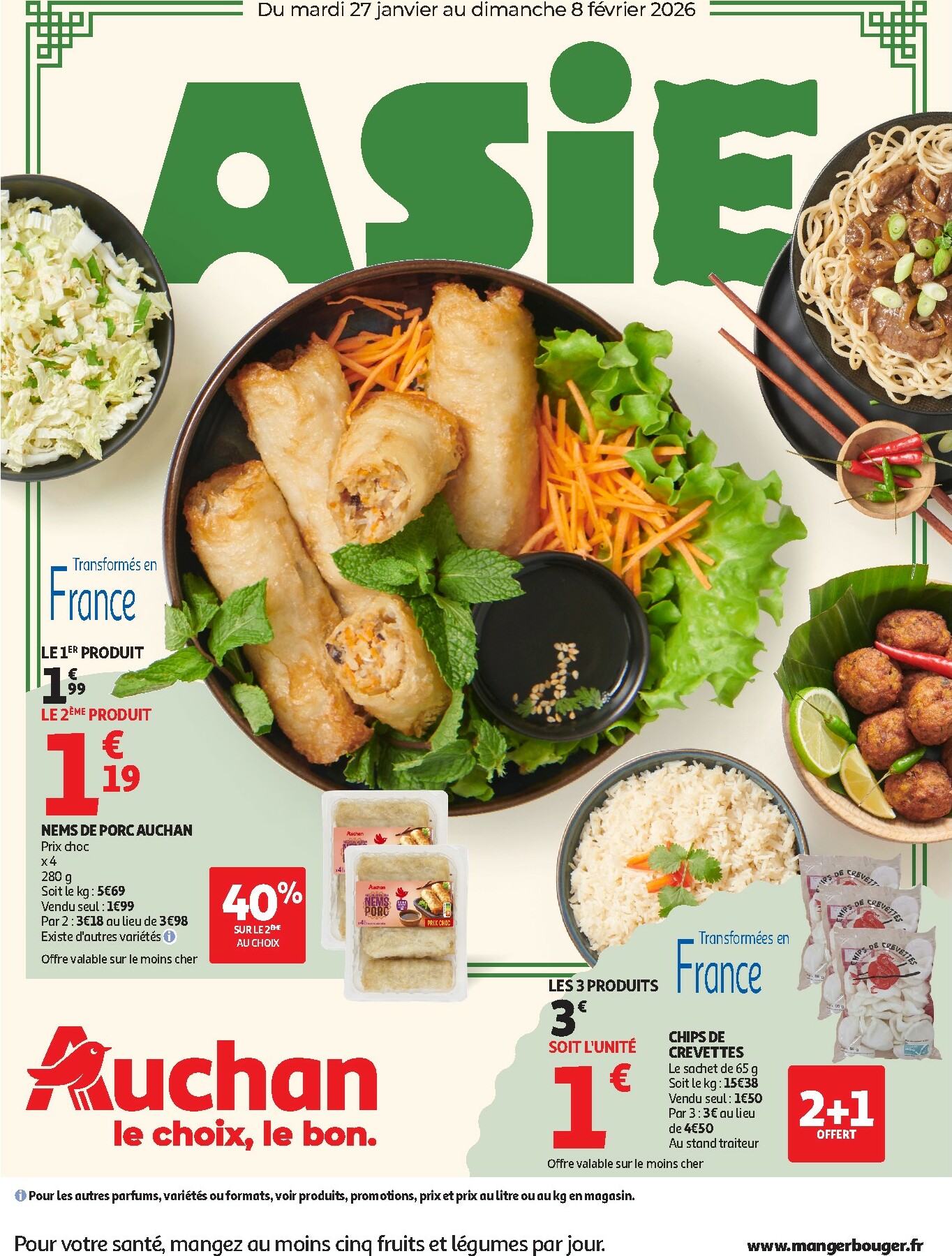 auchan - De Auchan - Nouvel an chinois folder geldig vanaf 27/01 t/m 08/02