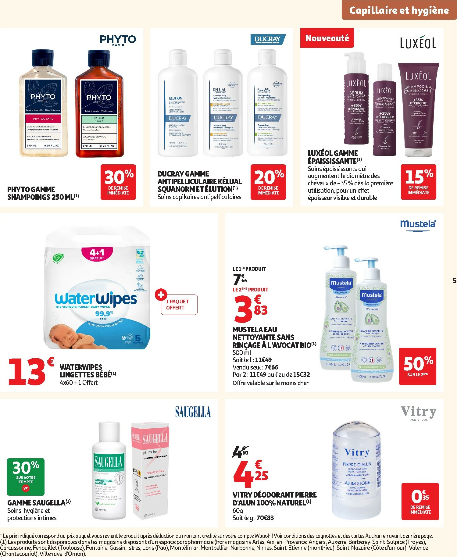 auchan - De Auchan - Le bien être à prix doux folder geldig vanaf 03/02/2026 t/m 22/02/2026 - page: 5