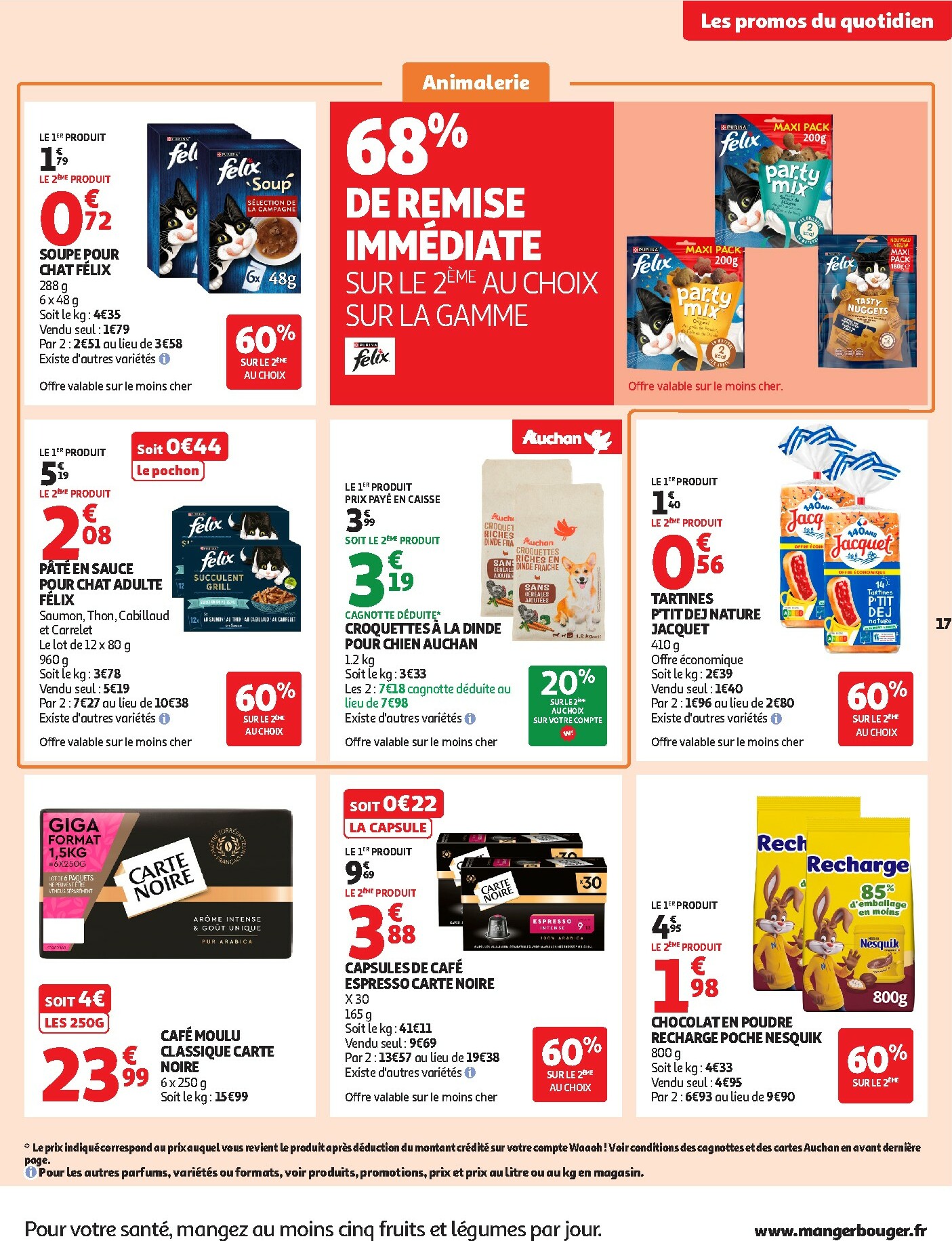 auchan - De Auchan - Offres du moment hypers folder geldig vanaf 03/02/2026 t/m 15/02/2026 - page: 17