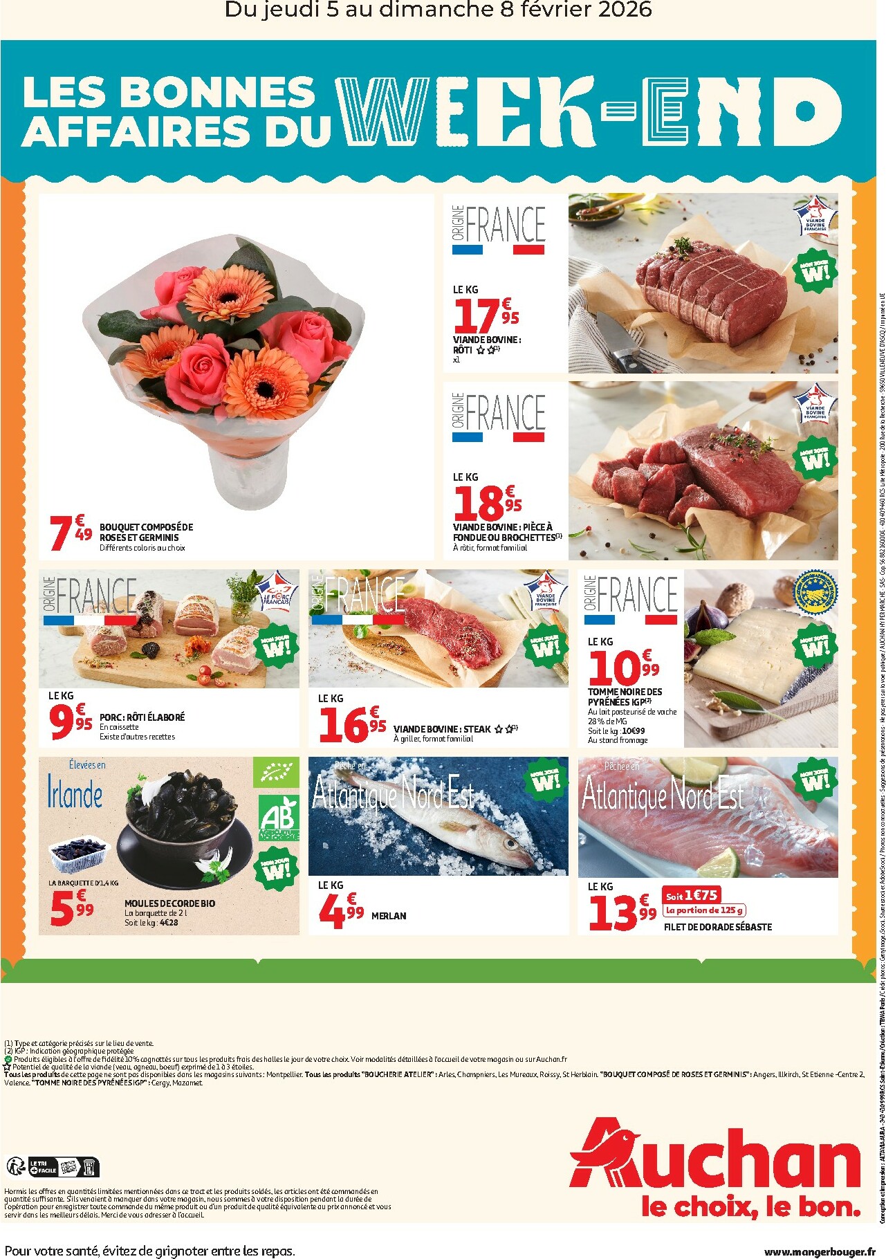 auchan - De Auchan - Les bons plans du week-end dans votre hyper ! folder geldig vanaf 05/02/2026 t/m 08/02/2026 - page: 2