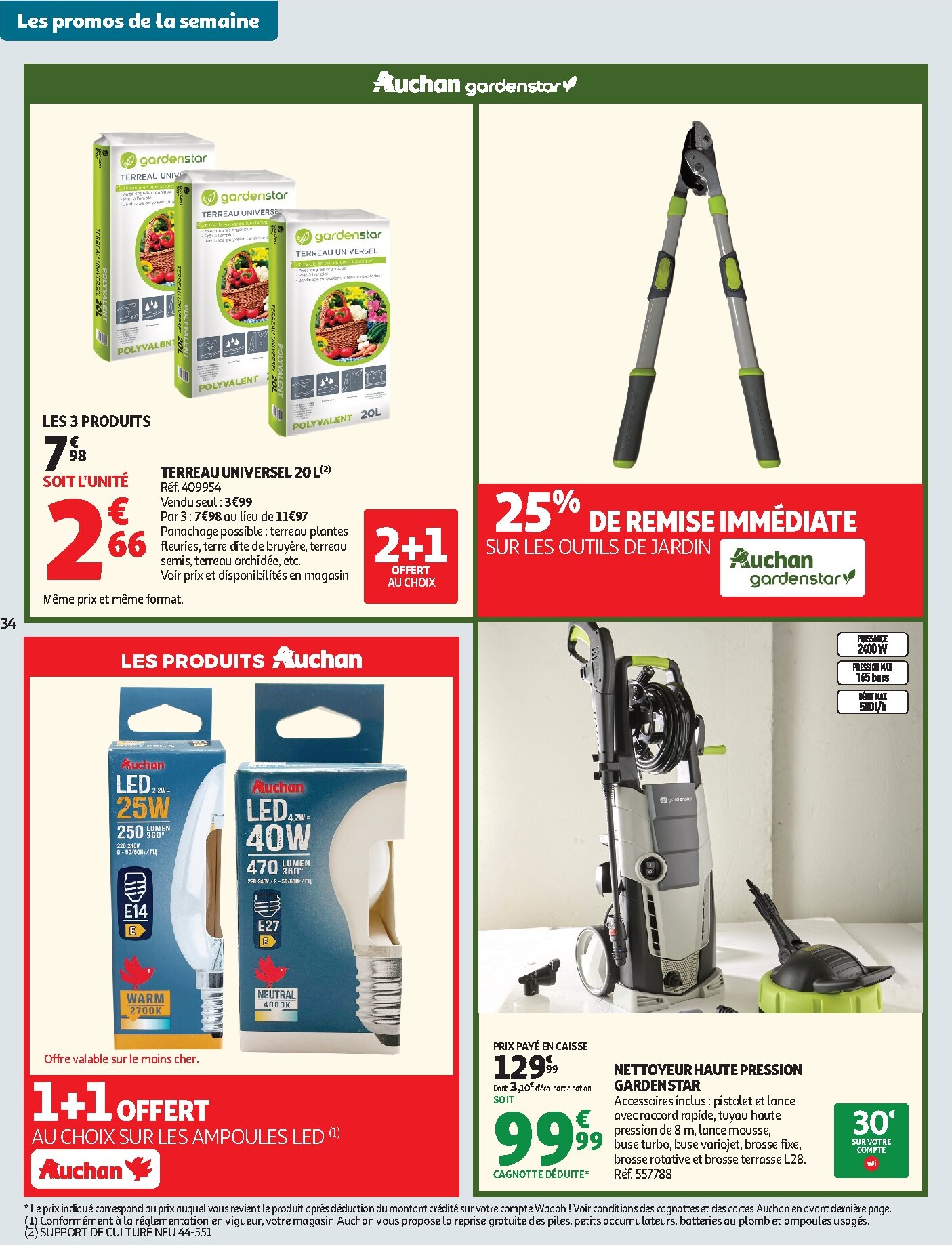 auchan - De Auchan Supermarché - Promos XXL folder geldig vanaf 24/02/2026 t/m 07/03/2026 - page: 34