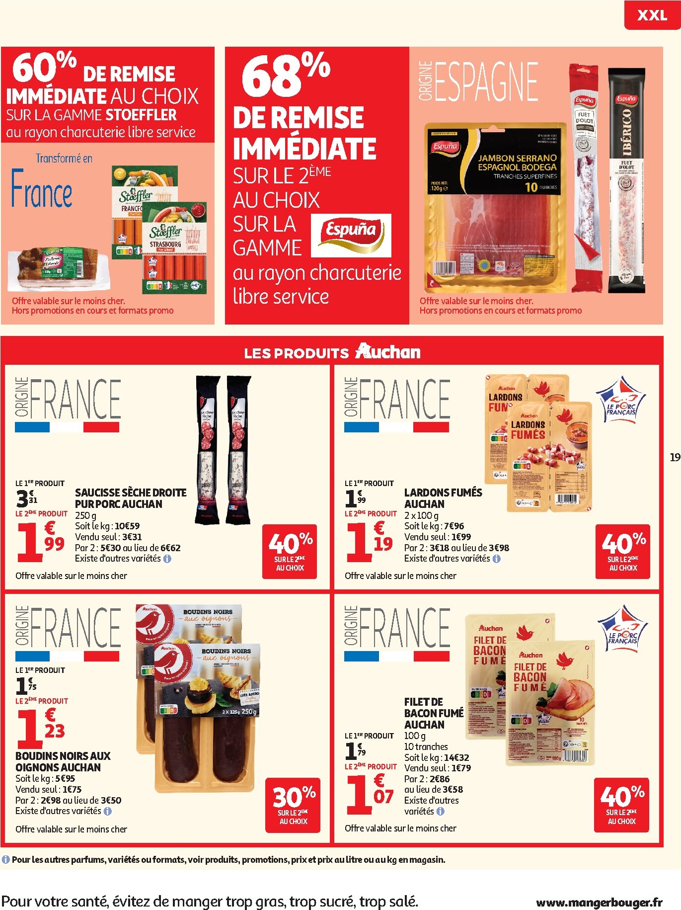 auchan - De Auchan Supermarché - Promos XXL folder geldig vanaf 24/02/2026 t/m 07/03/2026 - page: 19
