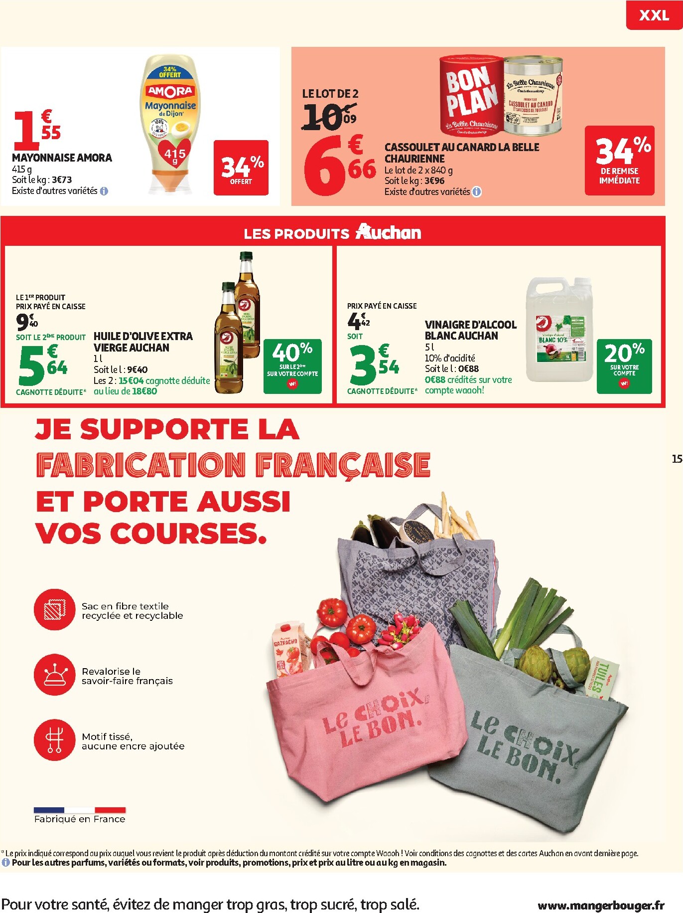 auchan - De Auchan Supermarché - Promos XXL folder geldig vanaf 24/02/2026 t/m 07/03/2026 - page: 15
