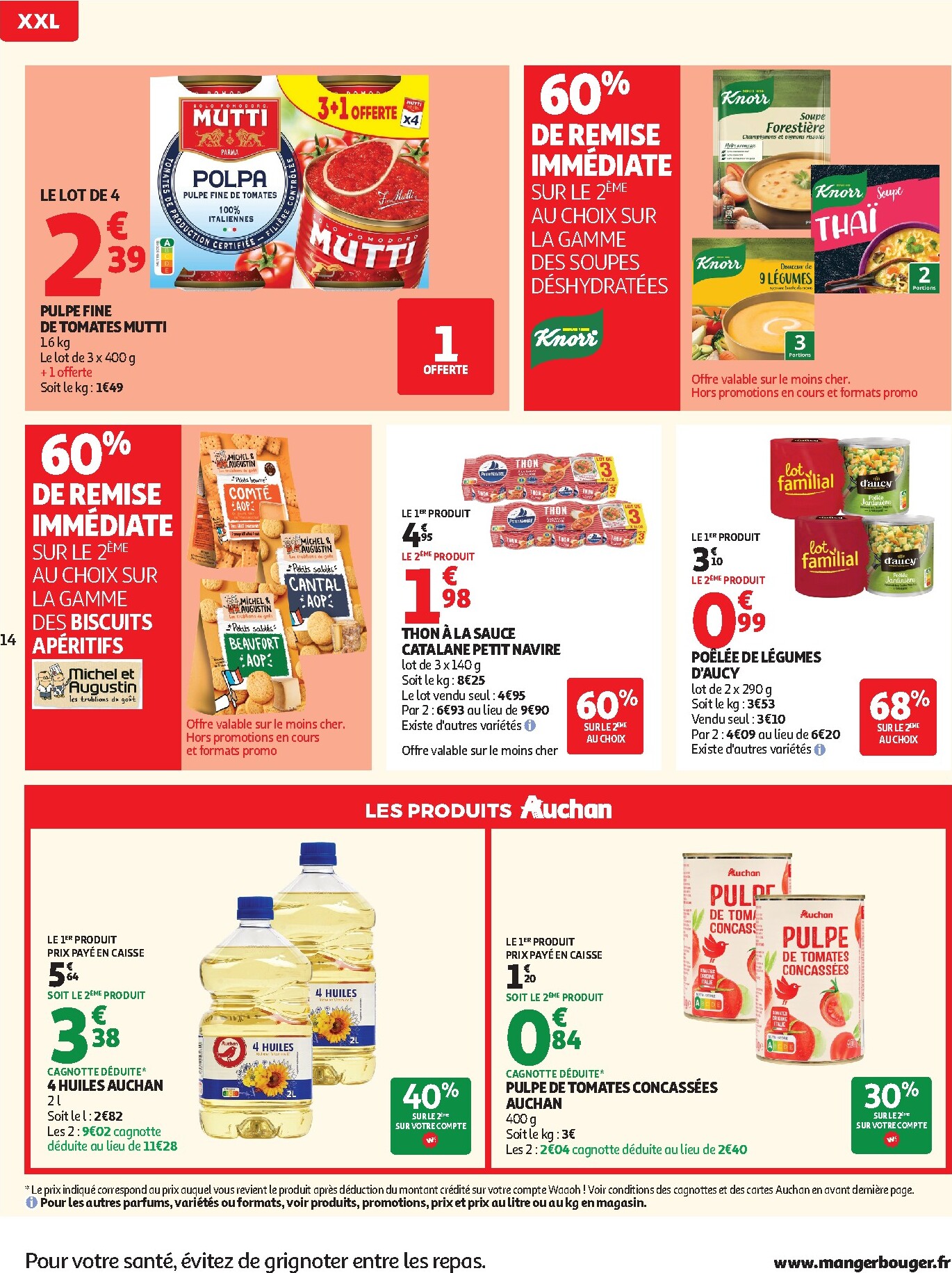 auchan - De Auchan Supermarché - Promos XXL folder geldig vanaf 24/02/2026 t/m 07/03/2026 - page: 14