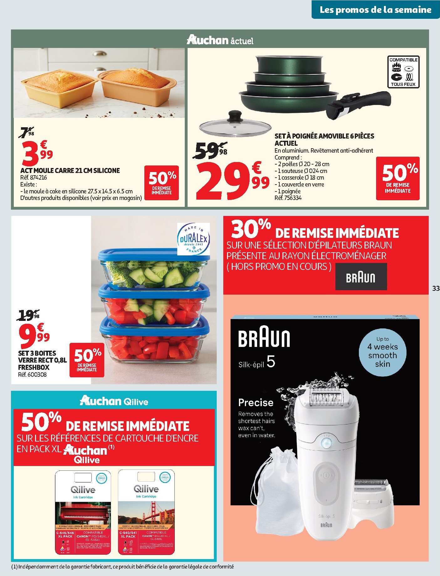 auchan - De Auchan Supermarché - Promos XXL folder geldig vanaf 24/02/2026 t/m 07/03/2026 - page: 33