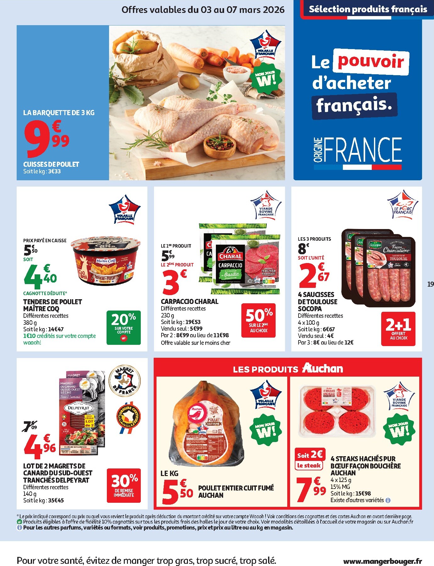 auchan - De Auchan - Coup de propre hypers folder geldig vanaf 03/03/2026 t/m 15/03/2026 - page: 19