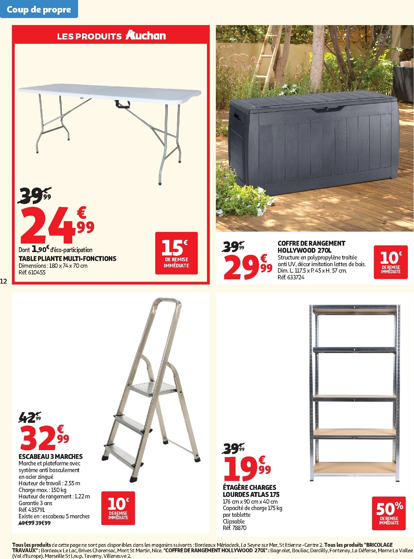 auchan - De Auchan - Coup de propre hypers folder geldig vanaf 03/03/2026 t/m 15/03/2026 - page: 12