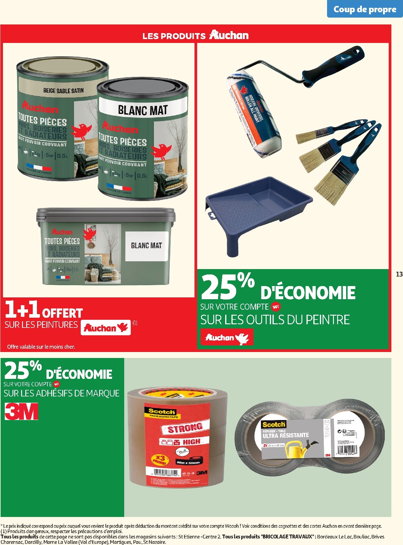 auchan - De Auchan - Coup de propre hypers folder geldig vanaf 03/03/2026 t/m 15/03/2026 - page: 13