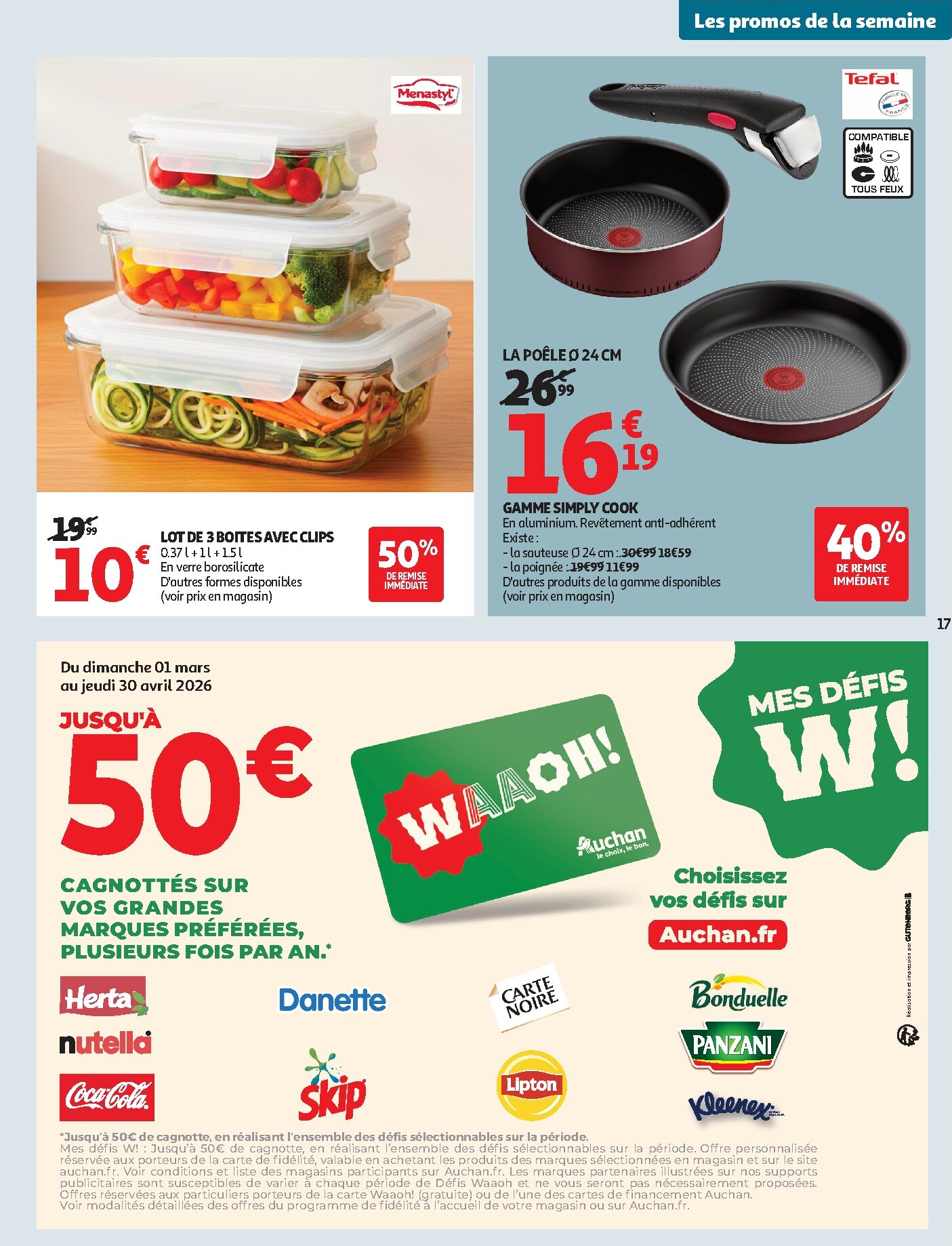 auchan - De Auchan - Coup de propre hypers folder geldig vanaf 03/03/2026 t/m 15/03/2026 - page: 17