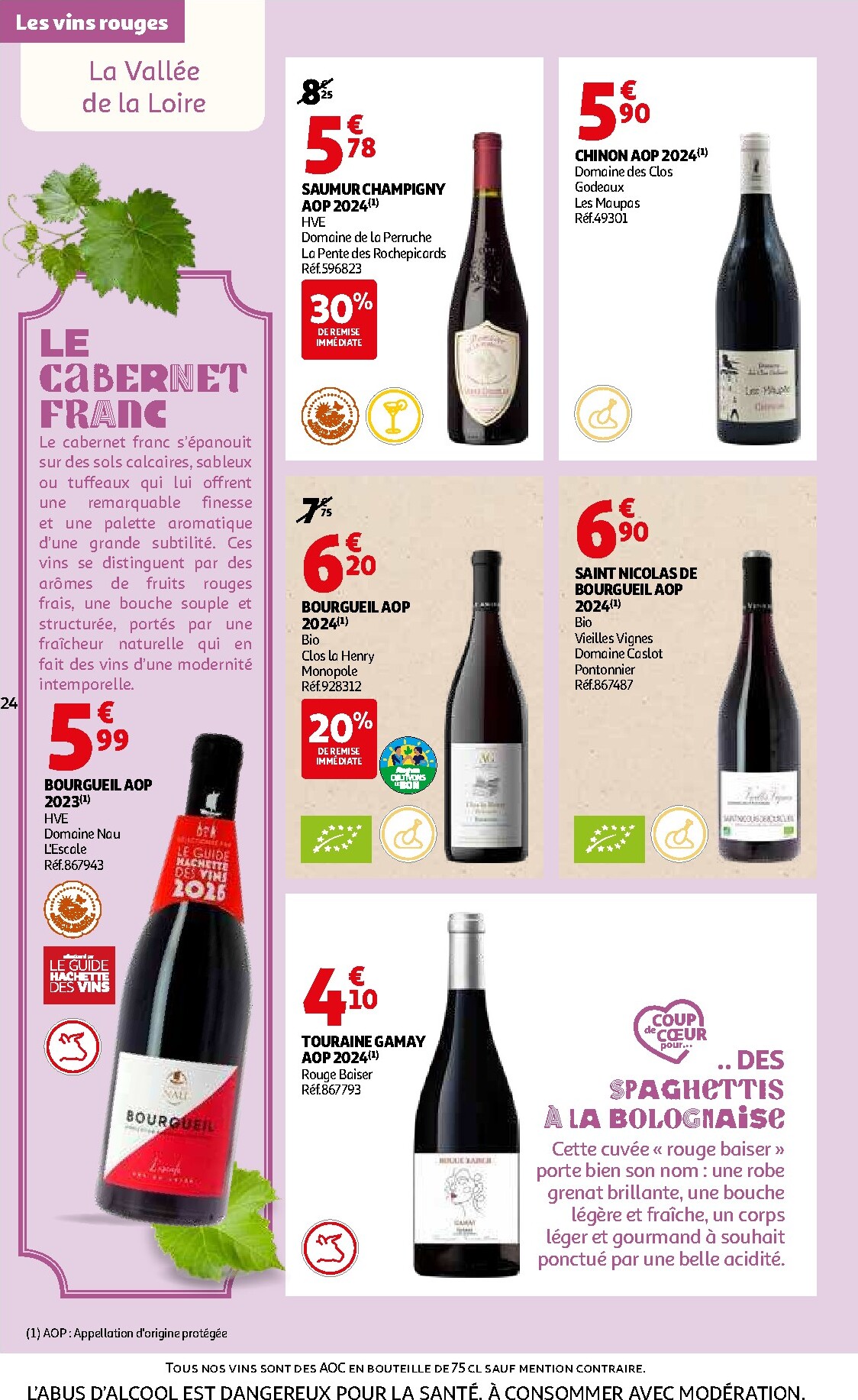 auchan - De Auchan - Foire aux vins de Printemps folder geldig vanaf 09/03/2026 t/m 07/04/2026 - page: 24