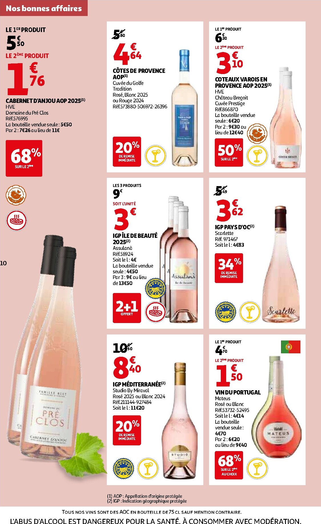 auchan - De Auchan - Foire aux vins de Printemps folder geldig vanaf 09/03/2026 t/m 07/04/2026 - page: 10