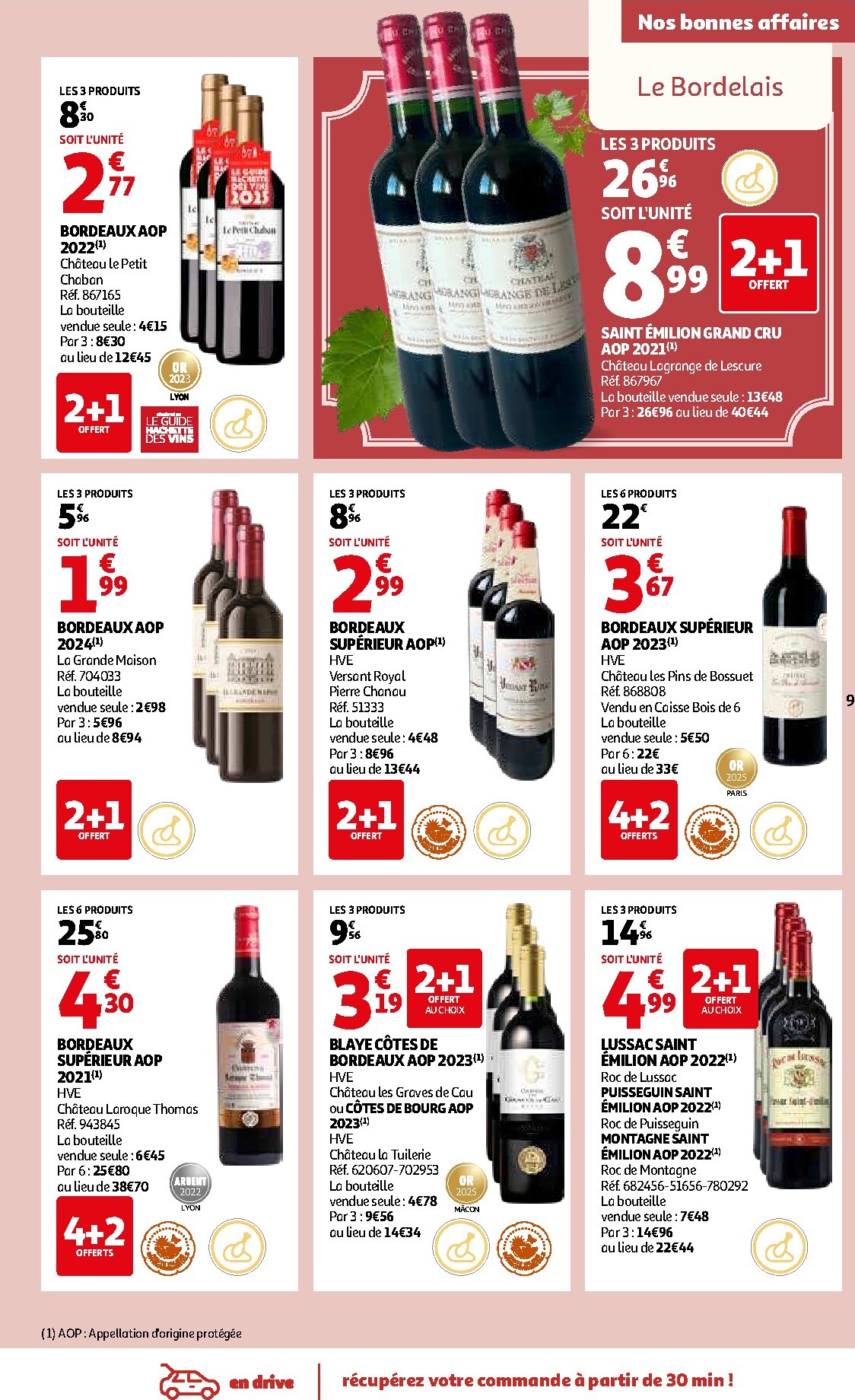 auchan - De Auchan - Foire aux vins de Printemps folder geldig vanaf 09/03/2026 t/m 07/04/2026 - page: 9